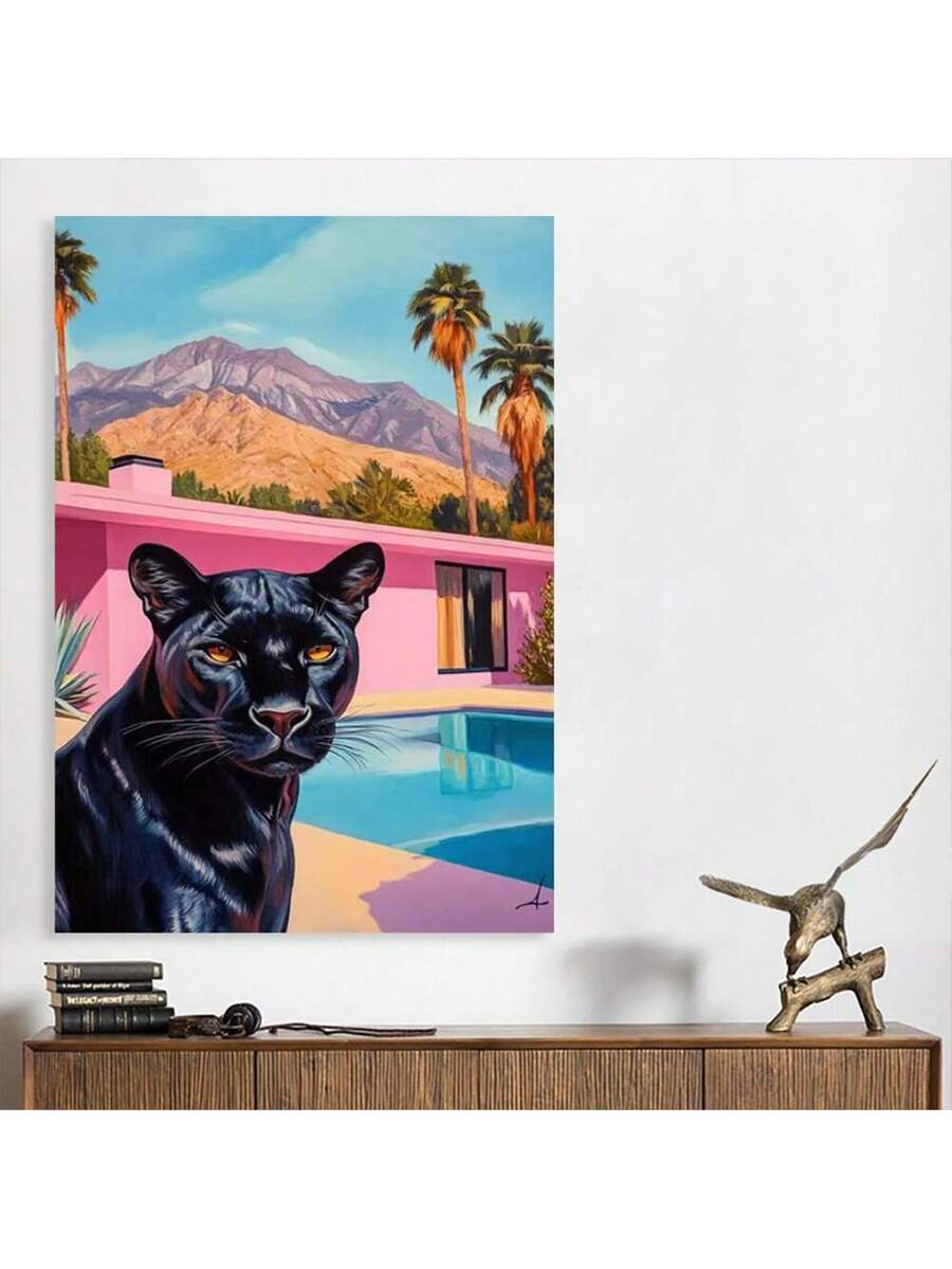 Enhance your home or office decor with our Framed Abstract Canvas Print showcasing a stunning California resort scene. Made with high-quality materials, this piece adds a touch of sophistication to any space. Expertly crafted to capture the beauty of the Golden State, it's the perfect addition to your art collection.