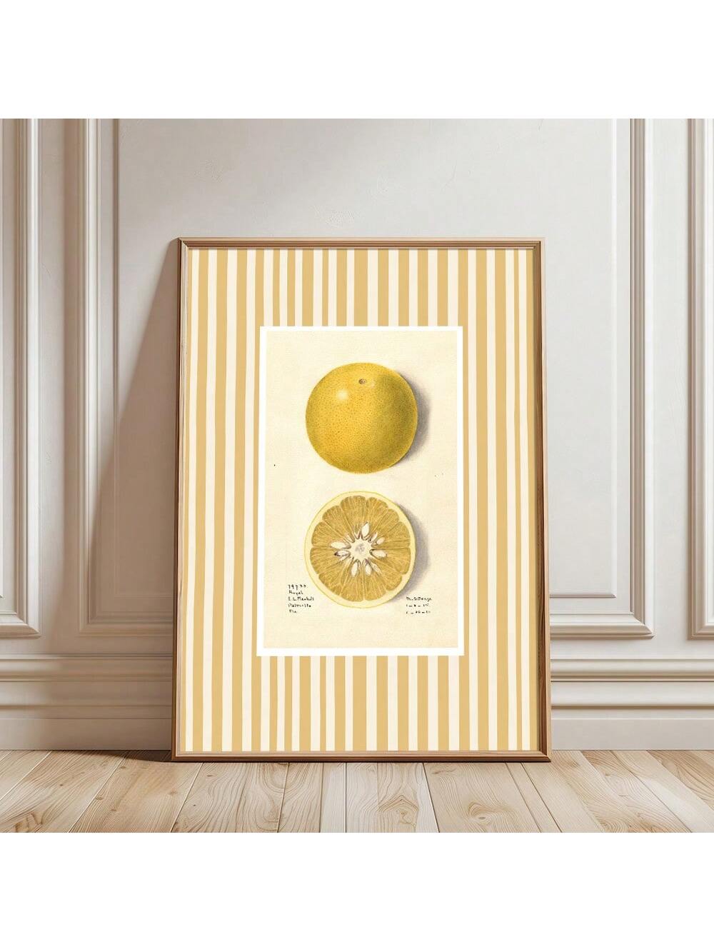 Elevate your kitchen’s ambiance with this frameless yellow lemon canvas wall art, blending vintage charm with minimalist design. Its vibrant yet subtle hues add a fresh, modern touch to any space, enhancing your home’s aesthetic without overwhelming it. Perfect for those seeking a tasteful, expert-curated decor piece that complements contemporary interiors while celebrating classic simplicity.