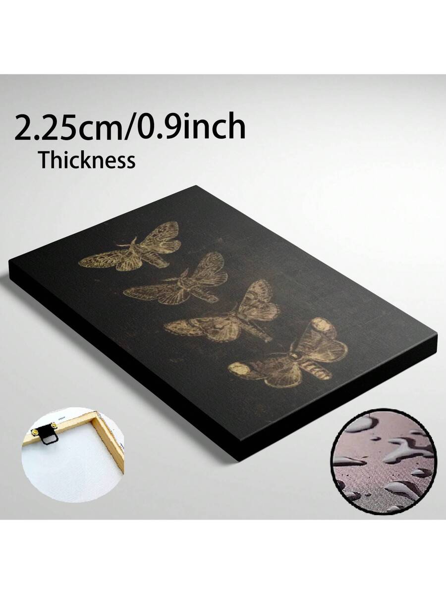Add a touch of elegance to your home or office decor with our Vintage Butterfly Canvas Poster. This antique moth wall art features stunning detail and is printed on quality canvas for a timeless and sophisticated look. Perfect for any space, this poster adds a touch of vintage charm to any room.