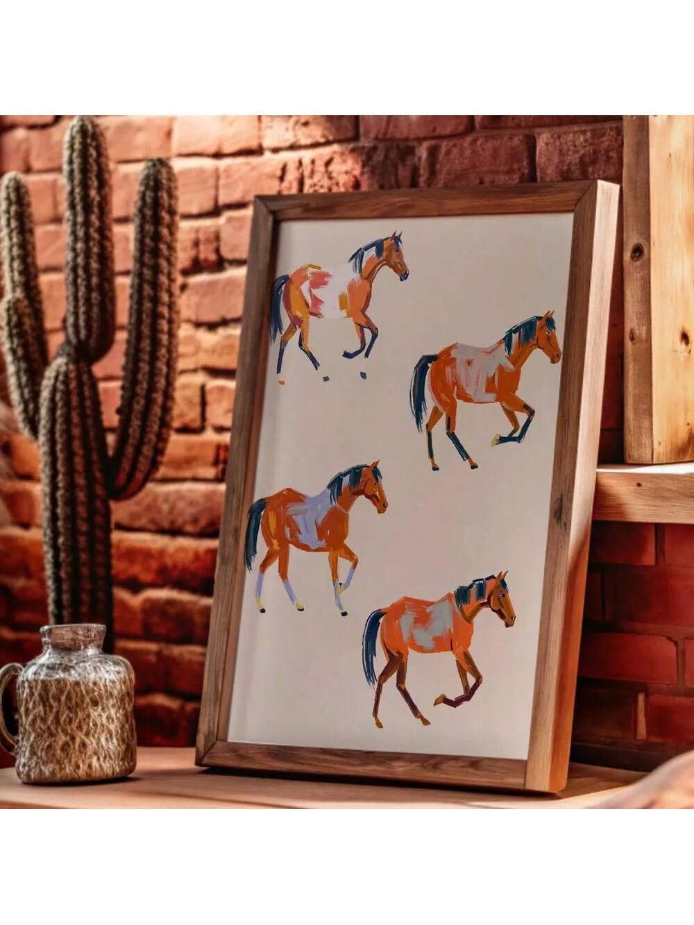 Celebrate the spirit of the West with this Vintage Cowgirl Watercolor Poster. Its minimalist design blends subtle earth tones and delicate brushstrokes, adding an elegant yet authentic rustic touch to your decor. Perfect for enhancing living spaces with a refined western charm, this artwork complements stylish interiors seeking a timeless, cultured aesthetic.