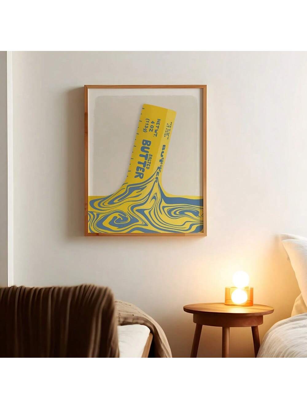 Transform your kitchen space with our Whimsical Melted Butter Wall Art, a sophisticated yet playful addition to modern culinary environments. This minimalist print features an artistic interpretation of melting butter, creating visual interest while maintaining clean aesthetic lines. Ideal for contemporary kitchens, dining areas, or culinary studios where subtle artistic elements enhance the space without overwhelming it. Printed on premium materials to ensure color longevity and visual clarity.