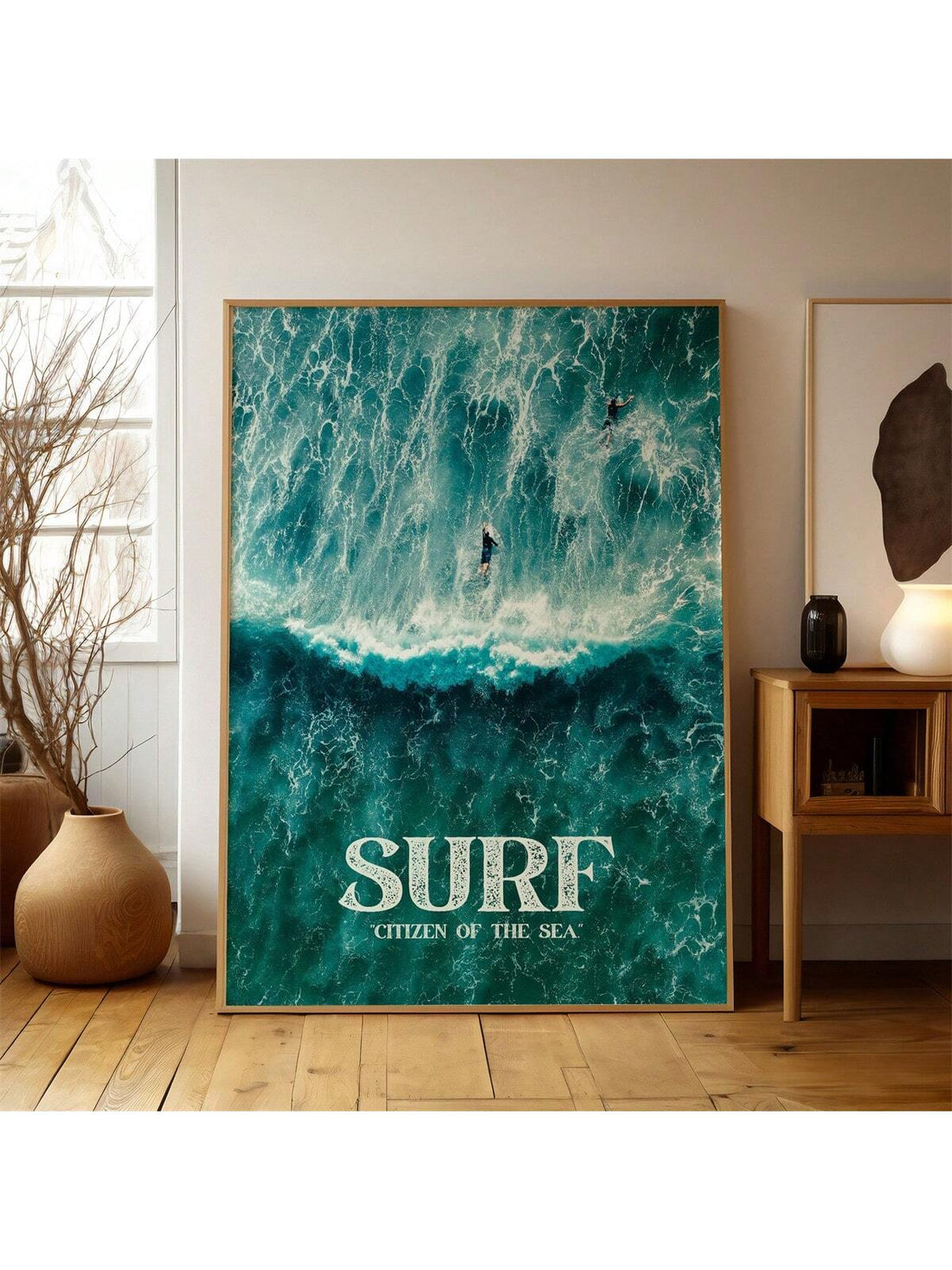 Capture the essence of summer with this unframed coastal surf art print, ideal for enhancing both home and office spaces. Its vibrant depiction of surf culture brings a refreshing, tranquil vibe, making it a versatile piece that complements various interior styles. Designed for easy framing, this print allows you to customize your display while adding a sophisticated touch of coastal charm to your environment.