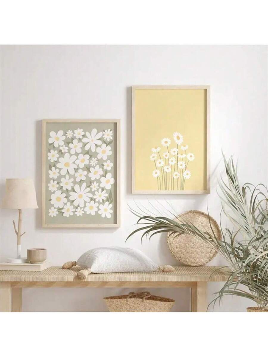 Bring bohemian charm to your space with this stunning Daisy Floral Wall Art. Featuring abstract pastel tones and delicate botanical designs, this canvas print combines artistic elegance with modern style. The waterproof canvas material ensures durability and longevity, making it perfect for any room—especially dining areas. Available in multiple display options including framed and unframed styles, this versatile piece adapts to your decor preferences. Transform your walls with nature-inspired beauty that a