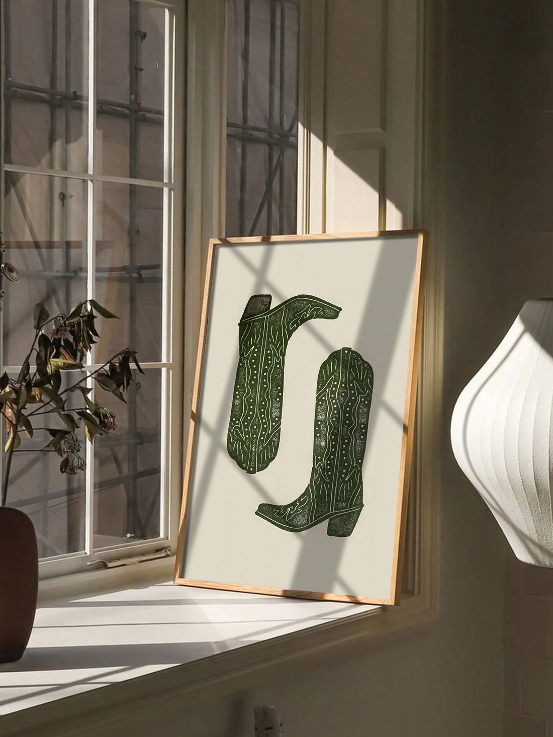 This vintage art deco cowboy boots canvas poster is the perfect addition to any western-inspired home decor. The intricate design and high-quality canvas material add a touch of elegance to your space. Guaranteed to be a conversation starter, this poster is a must-have for any cowboy boot enthusiast.