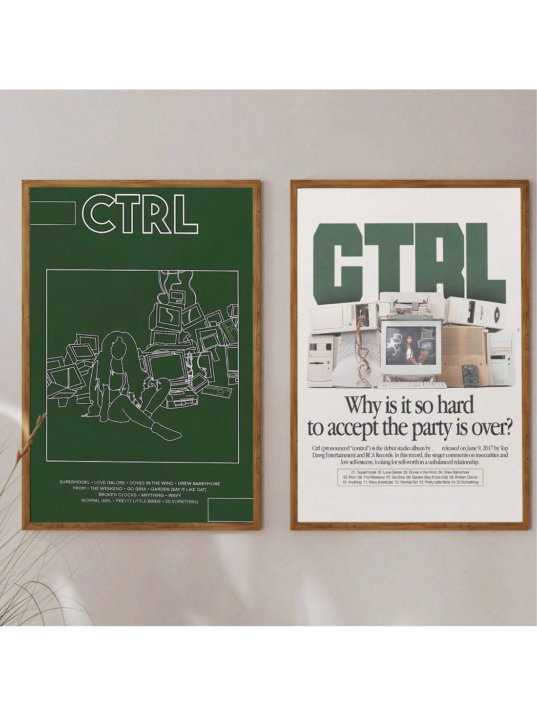 Elevate your dorm room with the Retro CTRL Wall Art Bundle, featuring unframed printable music album designs that blend vintage charm with modern style. Perfect for creating a personalized, stylish atmosphere, these high-quality digital prints offer easy customization and instant download convenience. Ideal for music enthusiasts seeking to enhance their space with timeless artistic flair.