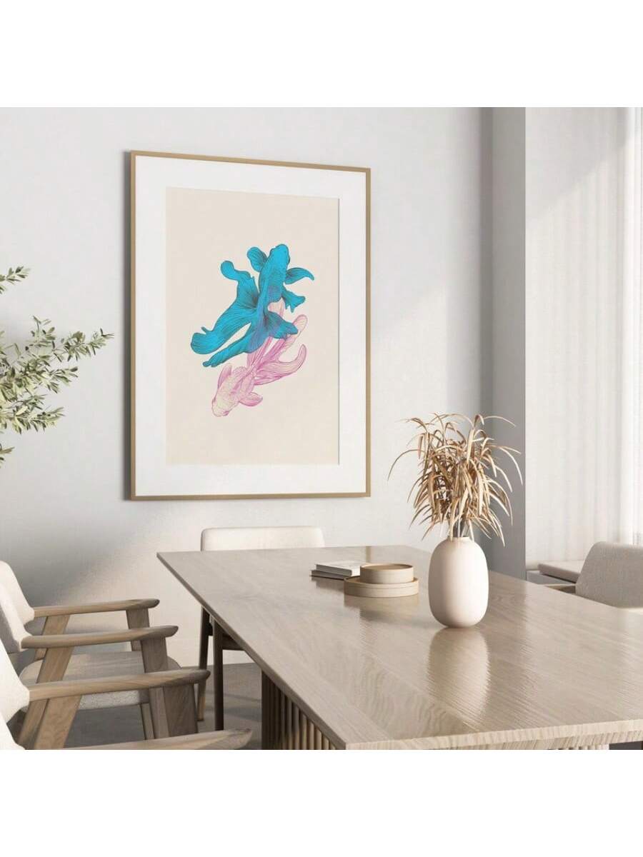 Elevate your space with this Koi Canvas Wall Art, embodying patience and perseverance—core principles of modern Zen philosophy. Crafted with meticulous detail, this artwork serves as a serene focal point, inspiring calm and resilience. Ideal for contemporary interiors, it seamlessly blends symbolism with sophisticated design to enhance your environment’s tranquility and balance.