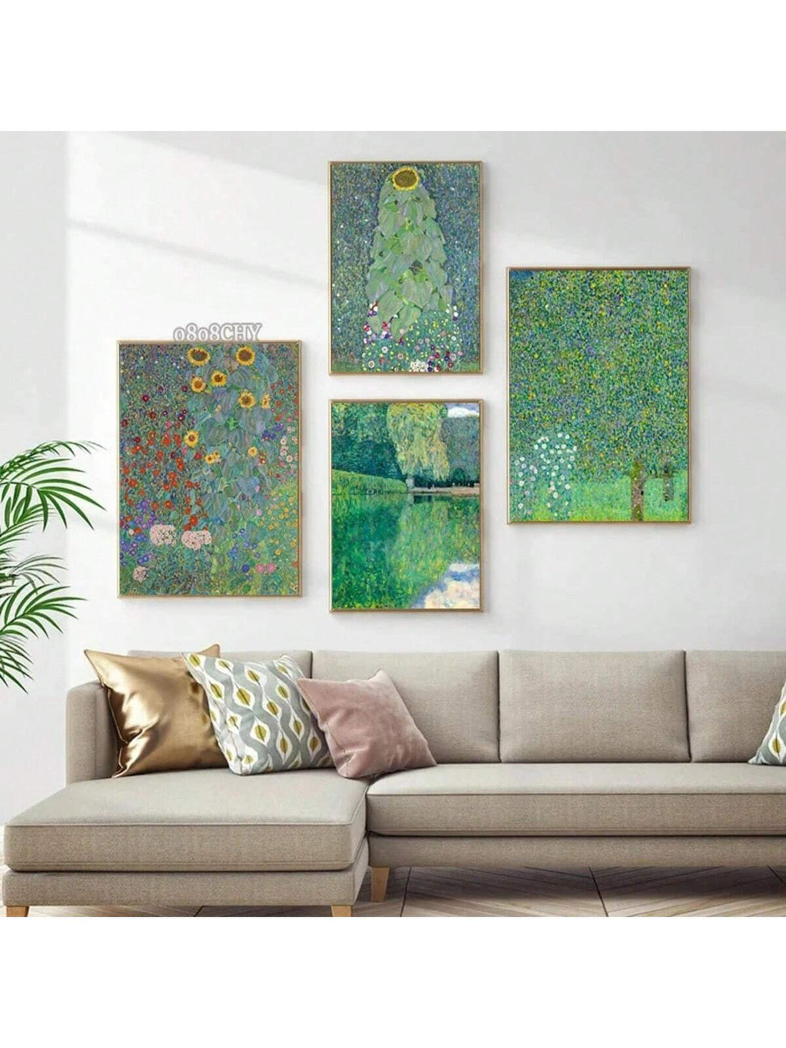 Bring timeless elegance into your space with this exquisite canvas wall art inspired by Gustav Klimt's iconic aesthetic. Featuring a stunning sunflower composition rendered in rich, warm tones, this piece captures the essence of Nordic floral design with sophisticated artistry. The vintage-inspired palette and ornamental details create a focal point that complements both contemporary and traditional interiors. Perfect for living rooms, bedrooms, or galleries, this canvas art adds cultural refinement and vis