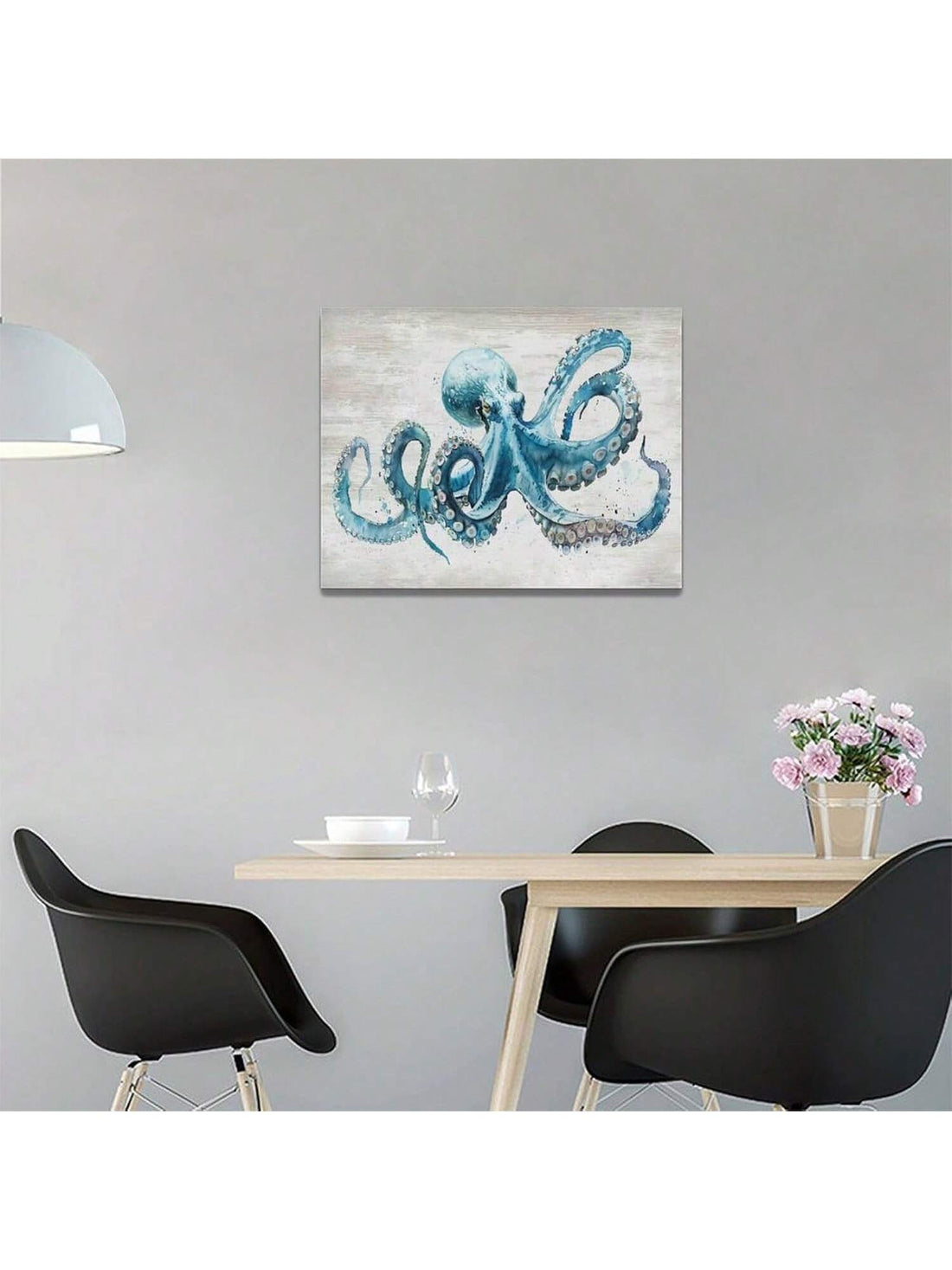 Transform your home into a serene ocean-inspired haven with our Elegant Octopus Canvas Wall Art. This modern piece adds a touch of sophistication to any room, and is ready to hang for easy and hassle-free installation. Elevate your home decor with this high-quality canvas print.