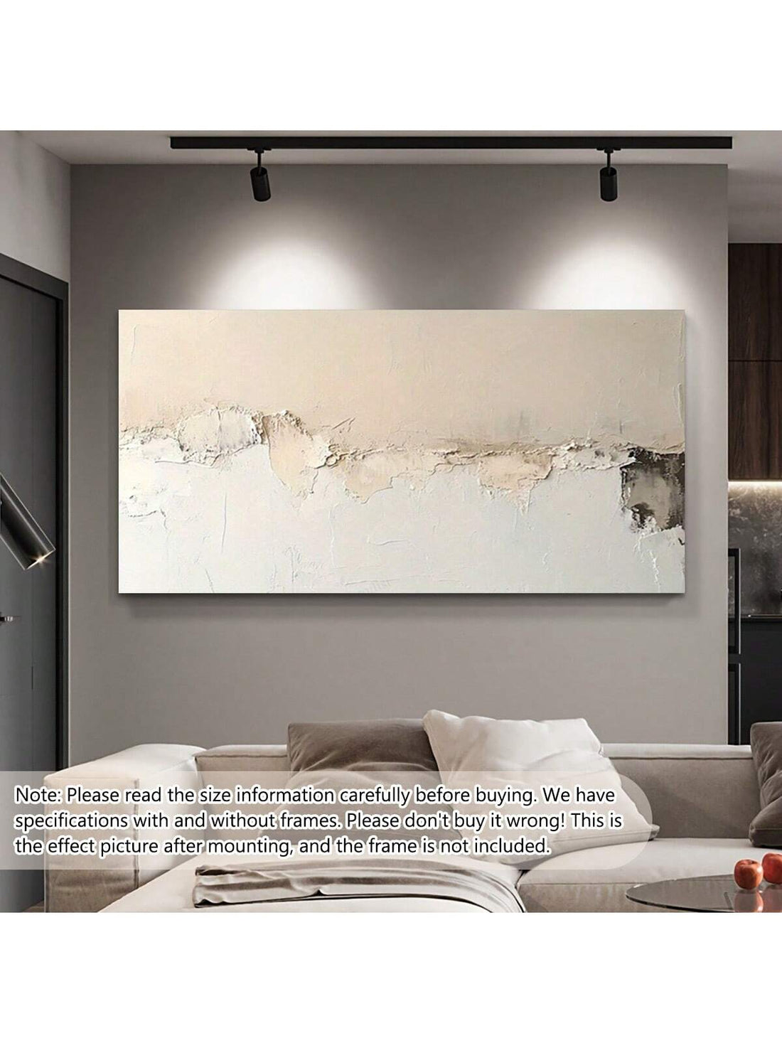 Elevate your space with this sophisticated Beige and White Textured Abstract Canvas Wall Art. The subtle color palette and textured surface create visual depth while maintaining a clean, minimalist aesthetic. Perfect for contemporary interiors, this versatile piece complements various design schemes in living rooms, bedrooms, or professional environments. Museum-quality construction ensures lasting beauty and impact in any setting.