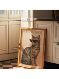Celebrate your love for cats with this frameless 
