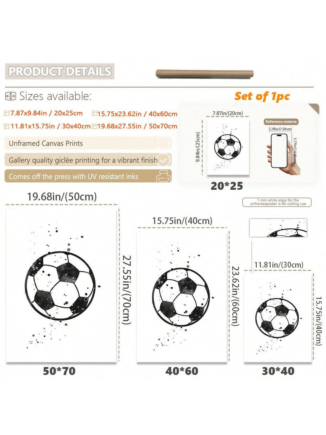 Elevate any space with our Stylish Canvas Football Wall Art, expertly crafted to appeal to sports enthusiasts of all ages. This premium canvas piece combines artistic design with athletic inspiration, making it an ideal decorative statement for bedrooms, game rooms, or living areas. The durable construction ensures long-lasting quality while the versatile design complements various interior styles. A thoughtful gift option for birthdays, holidays, or room makeovers.