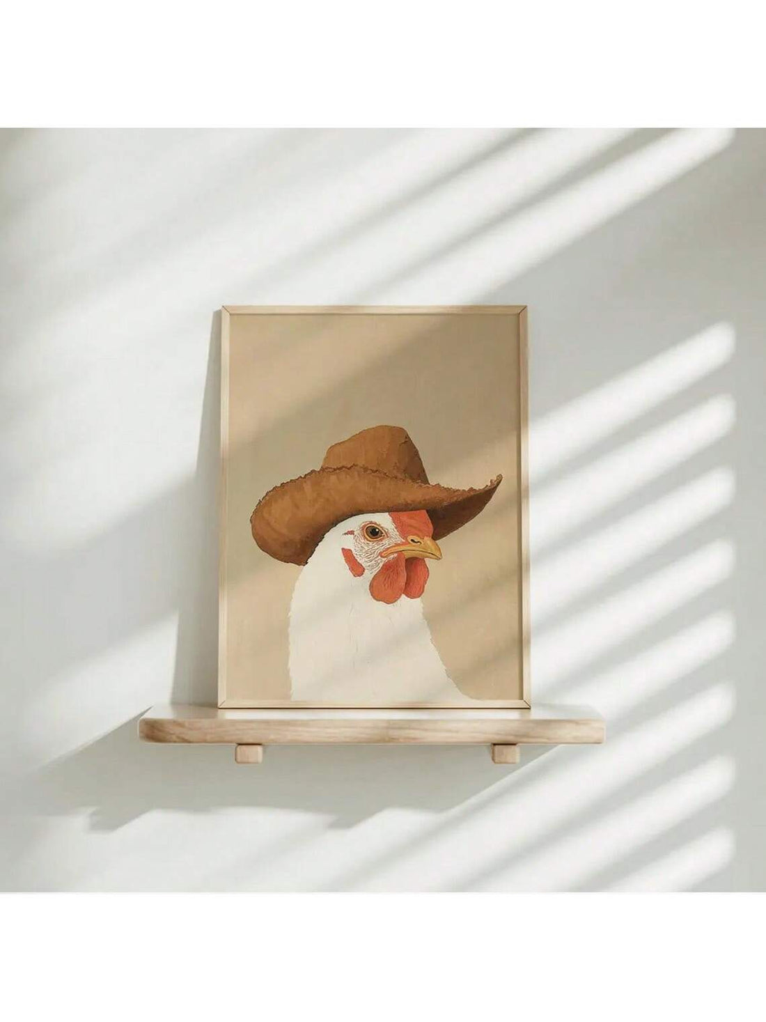 Add rustic charm to any space with our Vintage Cowboy Chicken Wall Art. This Southwestern-inspired printable decor seamlessly blends nostalgic cowboy aesthetics with whimsical chicken motifs, creating a distinctive focal point for nurseries or living rooms. Perfect as a thoughtful gift for those who appreciate unique, character-filled home accents with a touch of rural sophistication.