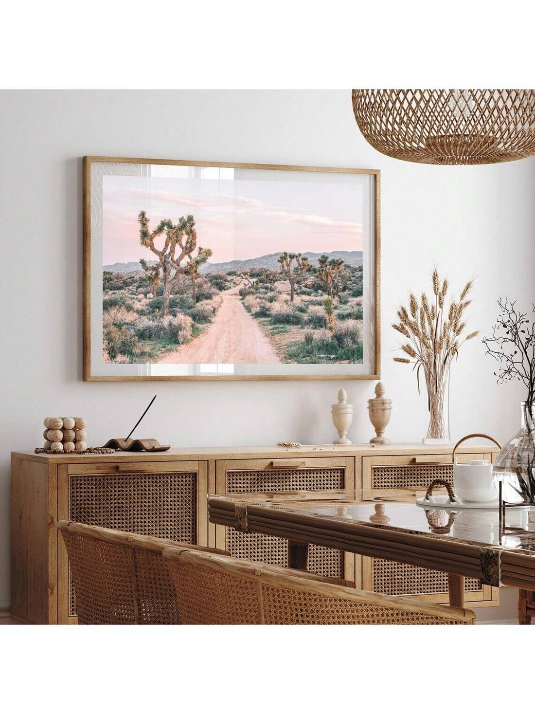 Capture the essence of the Southwestern desert with this Joshua Tree Vintage Art Print. Expertly designed to bring a timeless, natural aesthetic to your home, this wall decor features the iconic Joshua Tree in a vintage style, adding depth and character to any room. Its earthy tones and striking composition make it a refined choice for those seeking to integrate nature-inspired artwork into their living space. Durable and easy to hang, this print offers a sophisticated way to celebrate desert beauty indoors