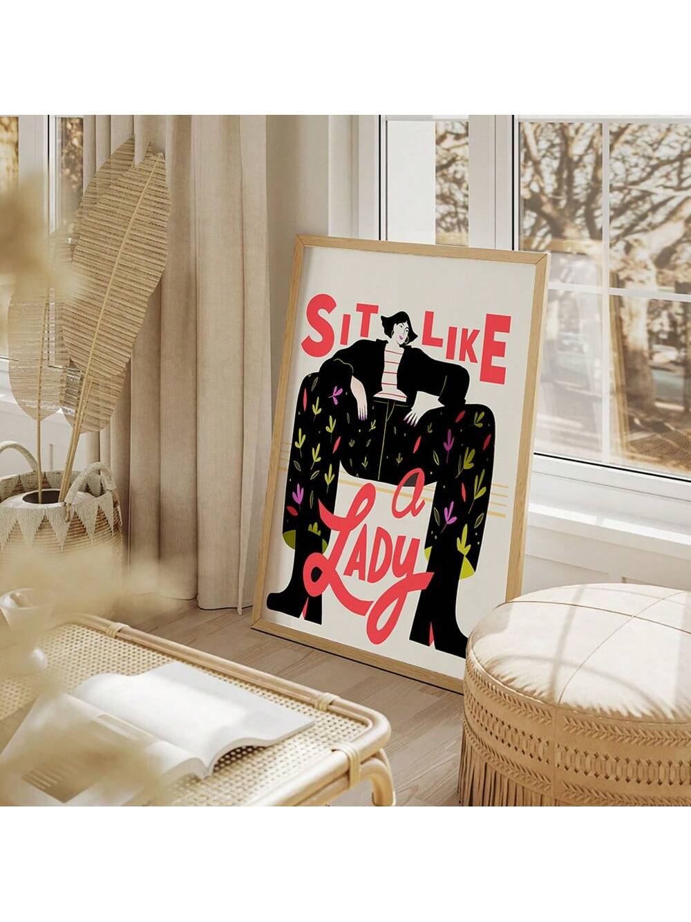 Elevate your environment with the "Sit Like A Lady" minimalist canvas art print, a refined statement piece championing equality and gender empowerment. Its clean design complements modern interiors while inspiring thoughtful reflection on social progress. Crafted for durability and visual impact, this artwork serves as both a decorative element and a catalyst for meaningful conversations about empowerment and inclusivity. Ideal for personal spaces or professional settings seeking to promote progressive valu