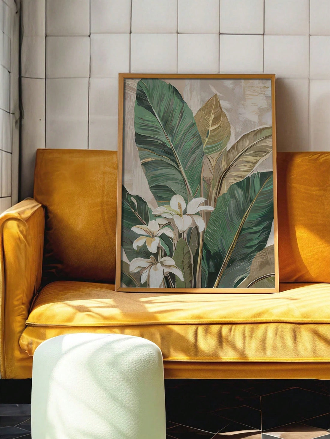 Enhance your winter home decor with this frameless green plant poster, designed to bring a fresh, natural touch to bedrooms and living rooms. Its minimalist style complements modern interiors while adding a calming, botanical element. Ideal as a thoughtful gift, this poster effortlessly elevates any space with subtle elegance and seasonal charm.