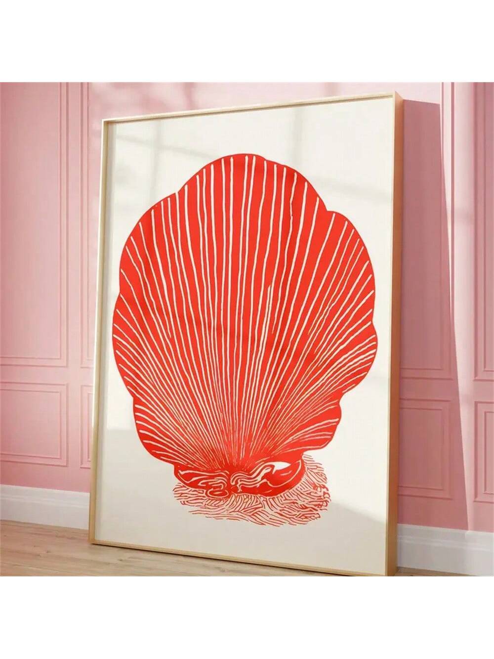 Elevate your modern beach house or office with the Seashell Canvas Art Deco Print. This expertly crafted coastal wall decor blends minimalist design with subtle seaside elegance, creating a calming ambiance that complements contemporary interiors. Printed on high-quality canvas, it offers durability and vibrant detail, making it an ideal piece to enhance any space with refined coastal charm.