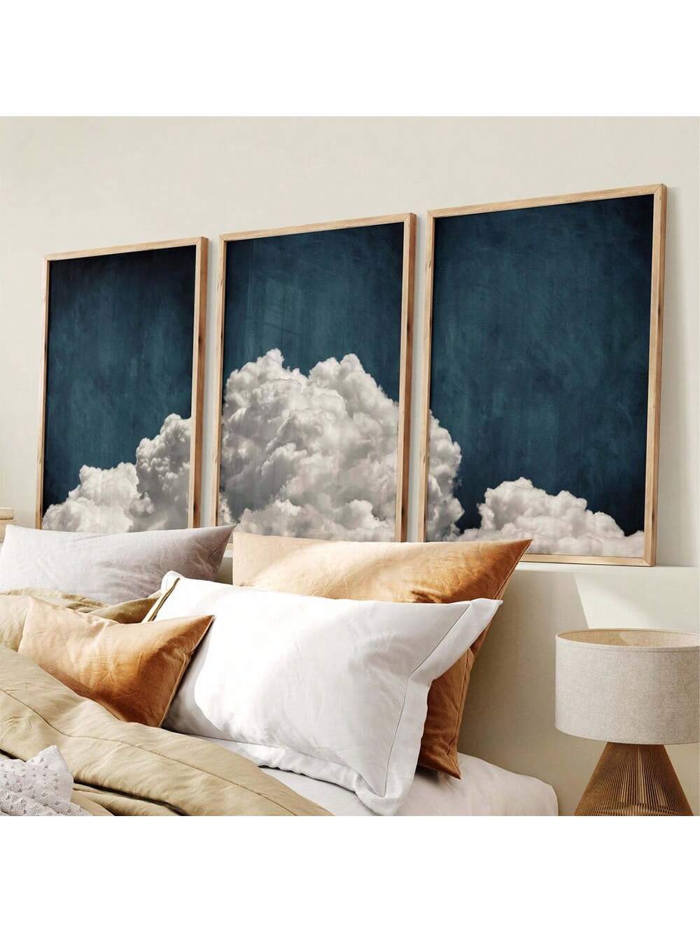 Elevate your living space with the Tranquil Sky and Cloud Poster Set, featuring serene blue accents that bring a modern yet calming atmosphere to any room. Ideal for both living rooms and bedrooms, these art pieces subtly enhance your decor while fostering a peaceful environment. Crafted for easy display, this set harmonizes contemporary design with soothing natural imagery, perfect for creating a refined and restful ambiance in your home.