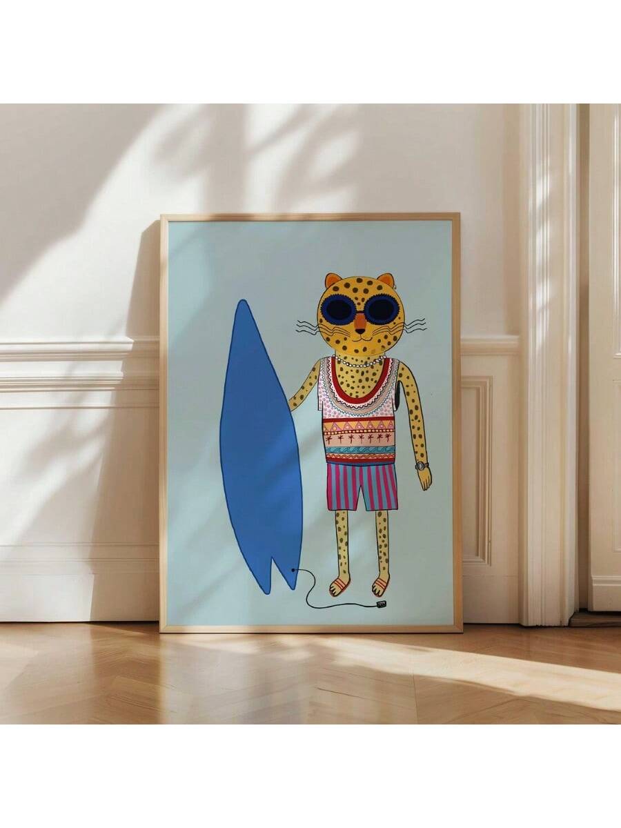 Elevate your living space with this Stylish Tiger Canvas Print Poster, featuring minimalist and vibrant animal art. Its clean design and bold colors bring a modern touch to any room, making it an ideal choice for contemporary home decor. Crafted on high-quality canvas, this artwork offers durability and a striking visual impact that enhances your interior aesthetic with expert sophistication.