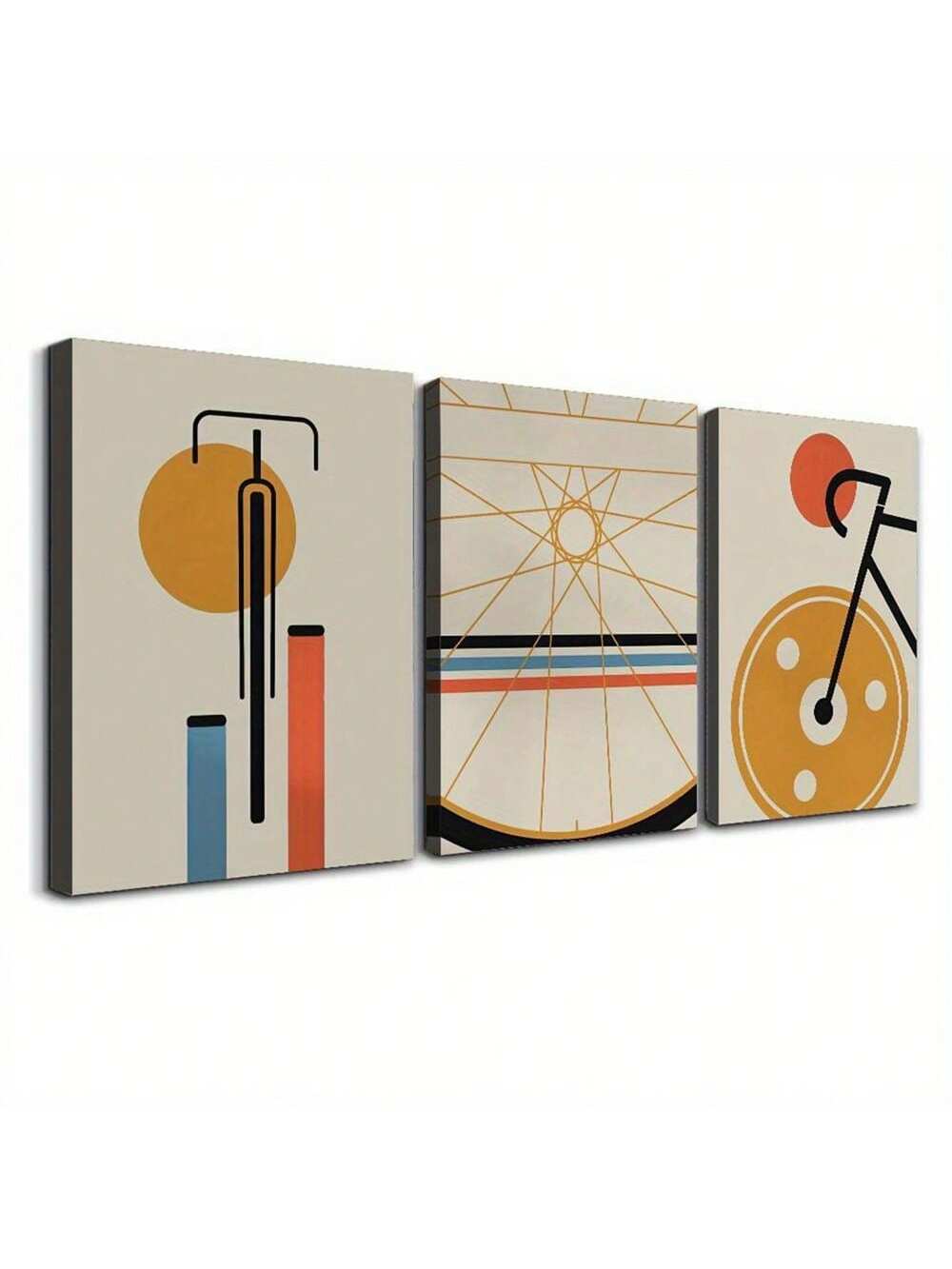 Elevate your space with this colorful geometric frameless canvas wall art, designed to bring a sophisticated and modern touch to any environment. Its vibrant shapes and clean lines create a dynamic visual impact without the distraction of a frame, making it ideal for homes, offices, or special occasions. Crafted to complement contemporary interiors, this piece enhances aesthetic appeal while maintaining a sleek, minimalist profile. Perfect for those seeking refined decor that balances artistic expression wi