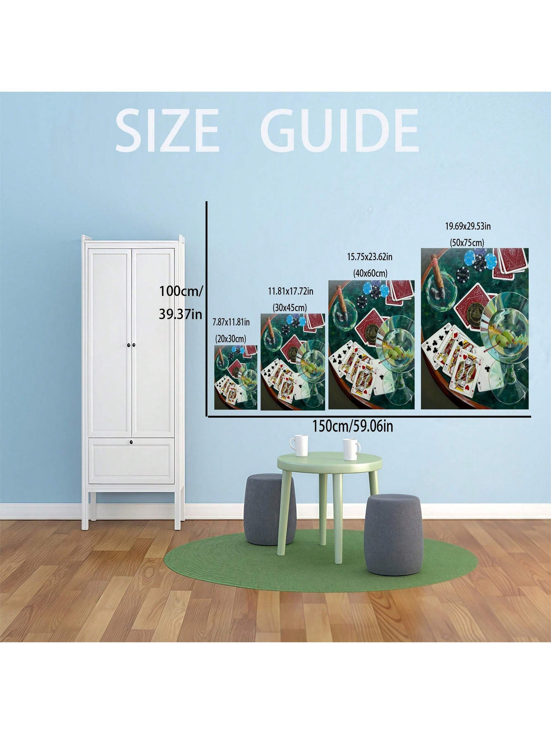 Elevate your living space with this stylish oil painting canvas print featuring playing cards and poker chips. Expertly crafted, it adds a sophisticated touch to modern home decor, blending classic gaming elements with contemporary art. Perfect for game rooms, lounges, or any area seeking a refined yet dynamic atmosphere. Durable and vibrant, this canvas print offers lasting visual appeal and a conversation-starting centerpiece.