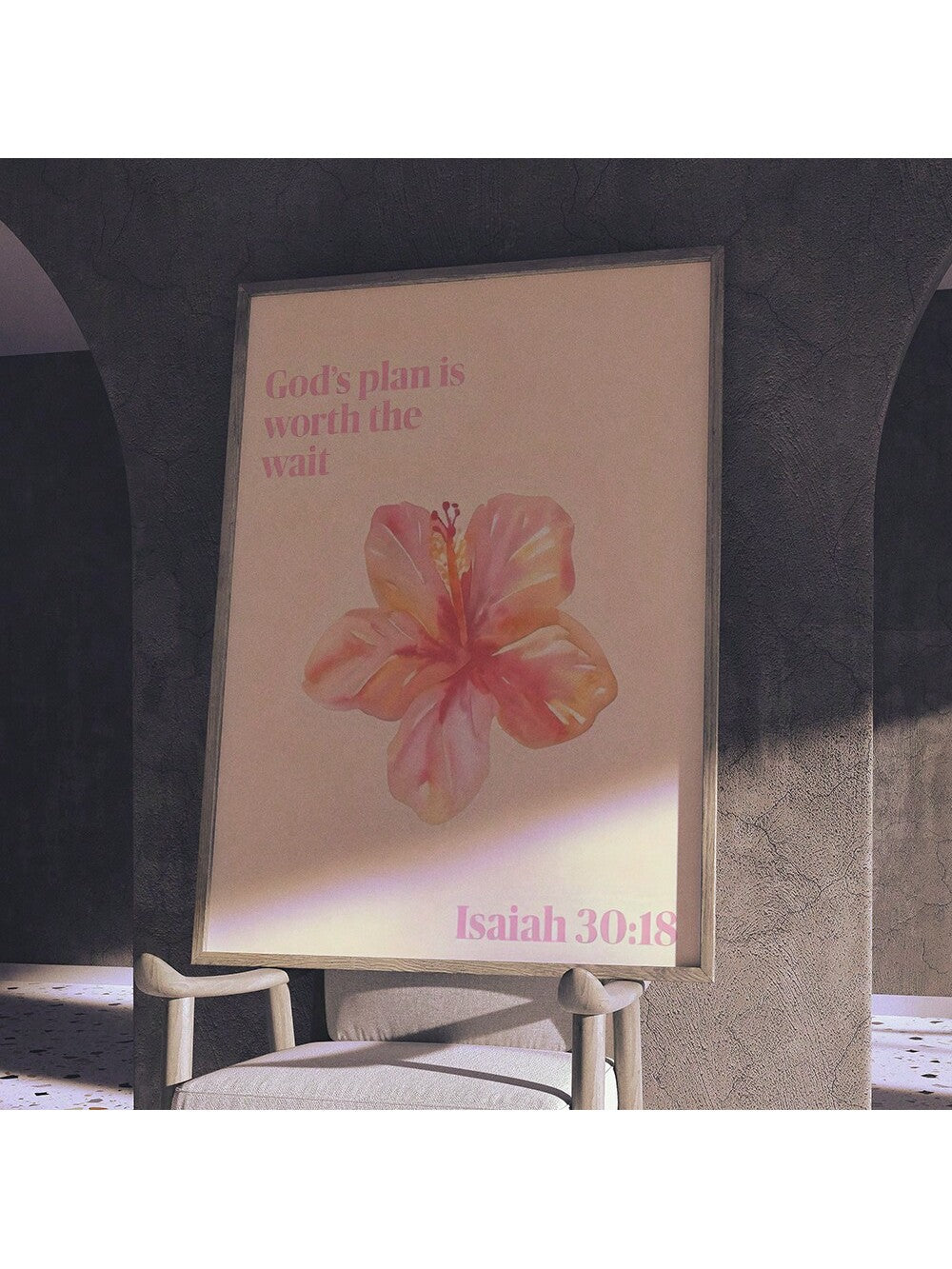 This framed canvas painting beautifully features the inspiring quote from Isaiah 30:18, serving as an elegant and meaningful addition to any home decor. Crafted with meticulous attention to detail, it blends timeless spiritual message and refined artistry, making it a thoughtful gift for family and friends seeking encouragement and faith. Perfect for living rooms, bedrooms, or offices, this wall art enhances any space with subtle sophistication and deep reflection.