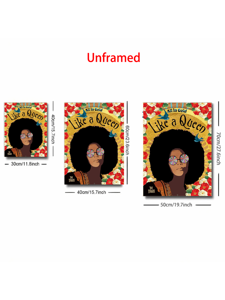 Elevate your space with the Elegant 'Like A Queen' Floral Canvas Print, a vibrant piece designed to inspire and beautify any home or office. This high-quality canvas showcases intricate floral details with rich colors that bring life to your walls. Perfect for adding a touch of sophistication and a regal ambiance, it complements various decor styles while serving as a daily reminder of confidence and grace. Durable and easy to hang, this artwork transforms your environment with elegance and charm.