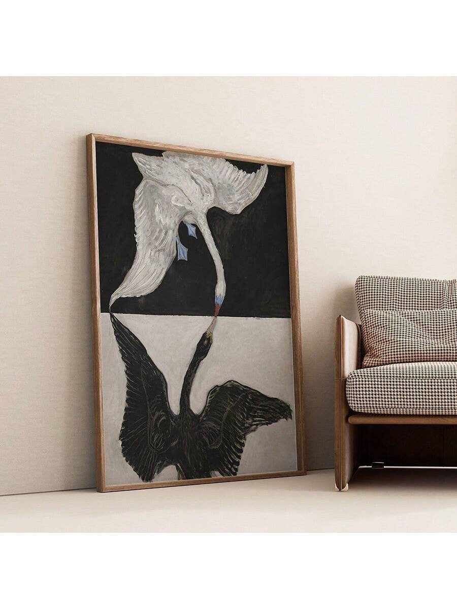 Elevate your living space with this Vintage Swan Wall Art, a canvas print inspired by Hilma Af Klint’s visionary style. Combining timeless elegance with abstract sophistication, this piece adds a refined artistic touch to any room. Crafted for durability and vibrant color retention, it’s perfect for those seeking to enhance their home decor with a blend of classic beauty and modern artistry.