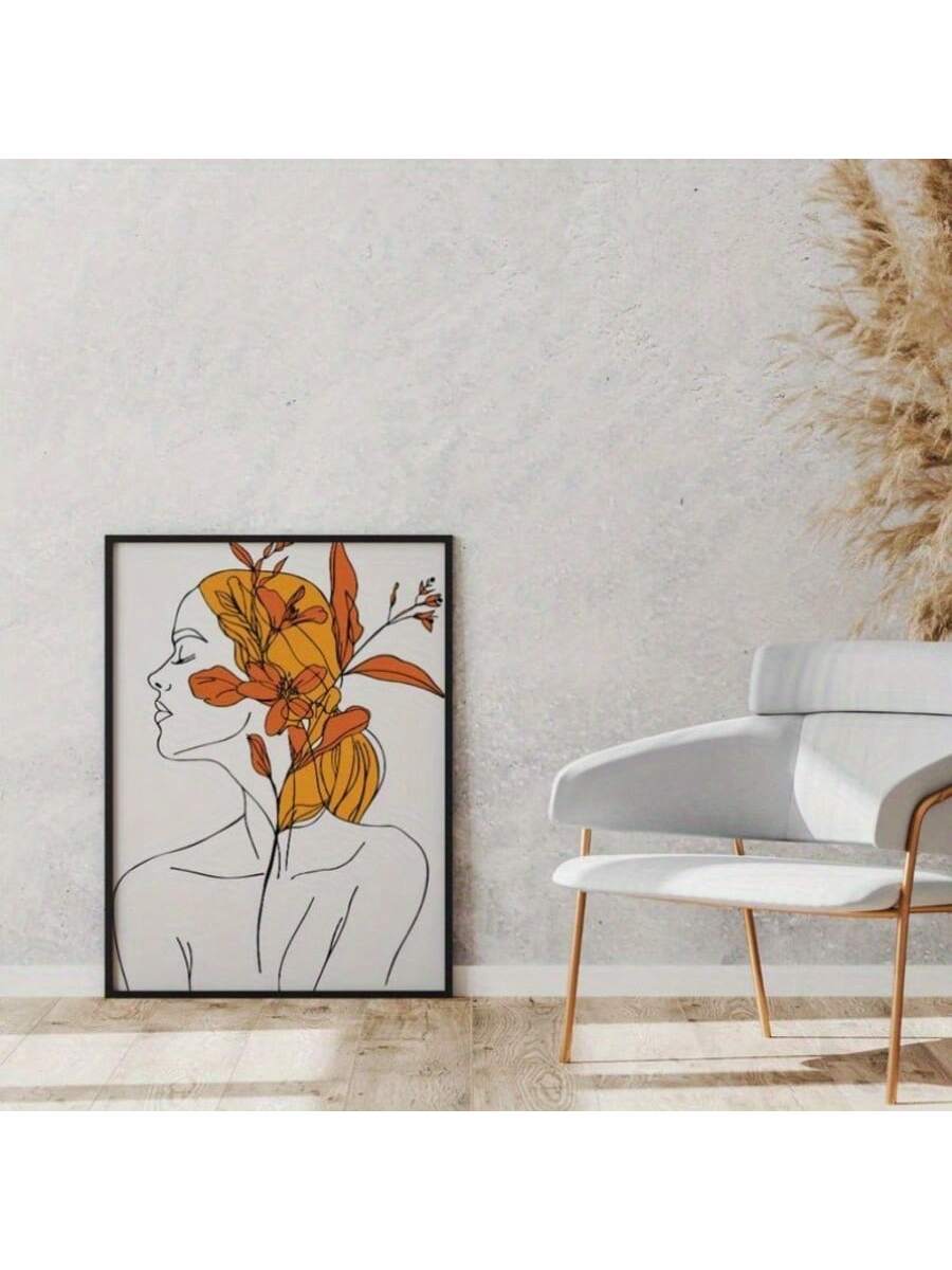 This Elegant Boho Woman Line Art Print features a minimalist floral portrait that adds a refined, artistic touch to any living space. Its clean lines and subtle design complement modern and bohemian interiors alike, making it an ideal choice for stylish home decor. Crafted to evoke sophistication with simplicity, this print enhances your environment with understated elegance and timeless charm.