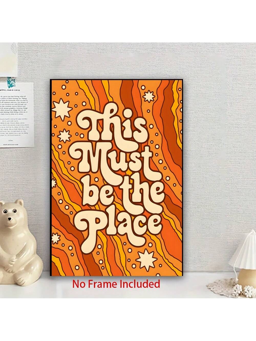 Elevate your living space with this Modern Art Canvas Print featuring the abstract letter design titled "This Must Be The Place." Crafted with oil painting techniques, this piece adds a sophisticated and contemporary touch to any room. Its bold composition and textured finish make it a striking focal point, perfect for enhancing stylish home decor with an expert blend of modern artistry and visual intrigue.
