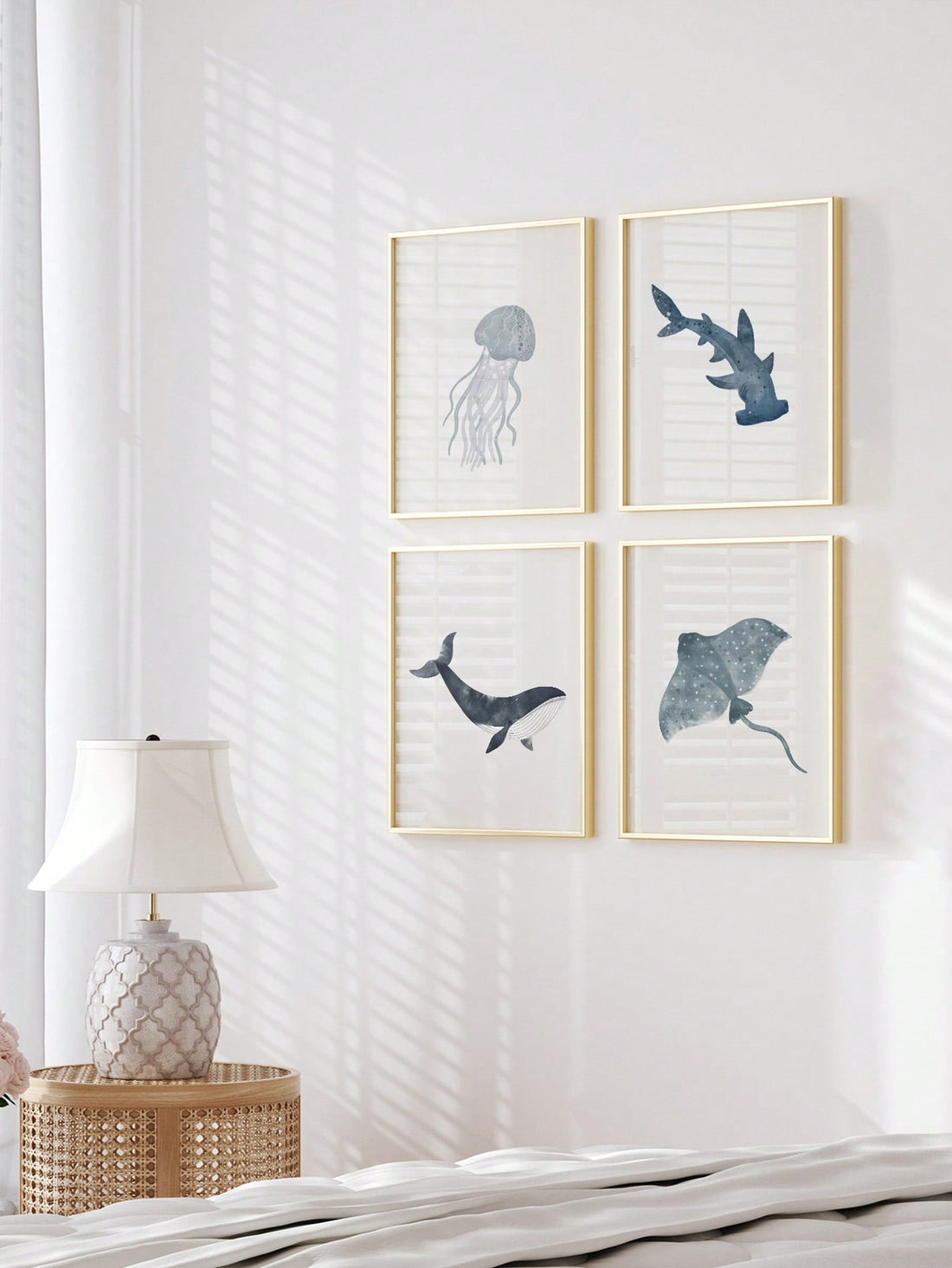 Enhance your child’s room or coastal-themed bedroom with the Ocean Wonders Canvas Wall Art Set. Featuring vivid nautical motifs, this set brings marine charm and a soothing seaside ambiance to any space. Expertly designed for durability and vibrant detail, the canvases offer an easy way to introduce ocean-inspired decor that complements various interior styles while creating a playful and inviting environment.