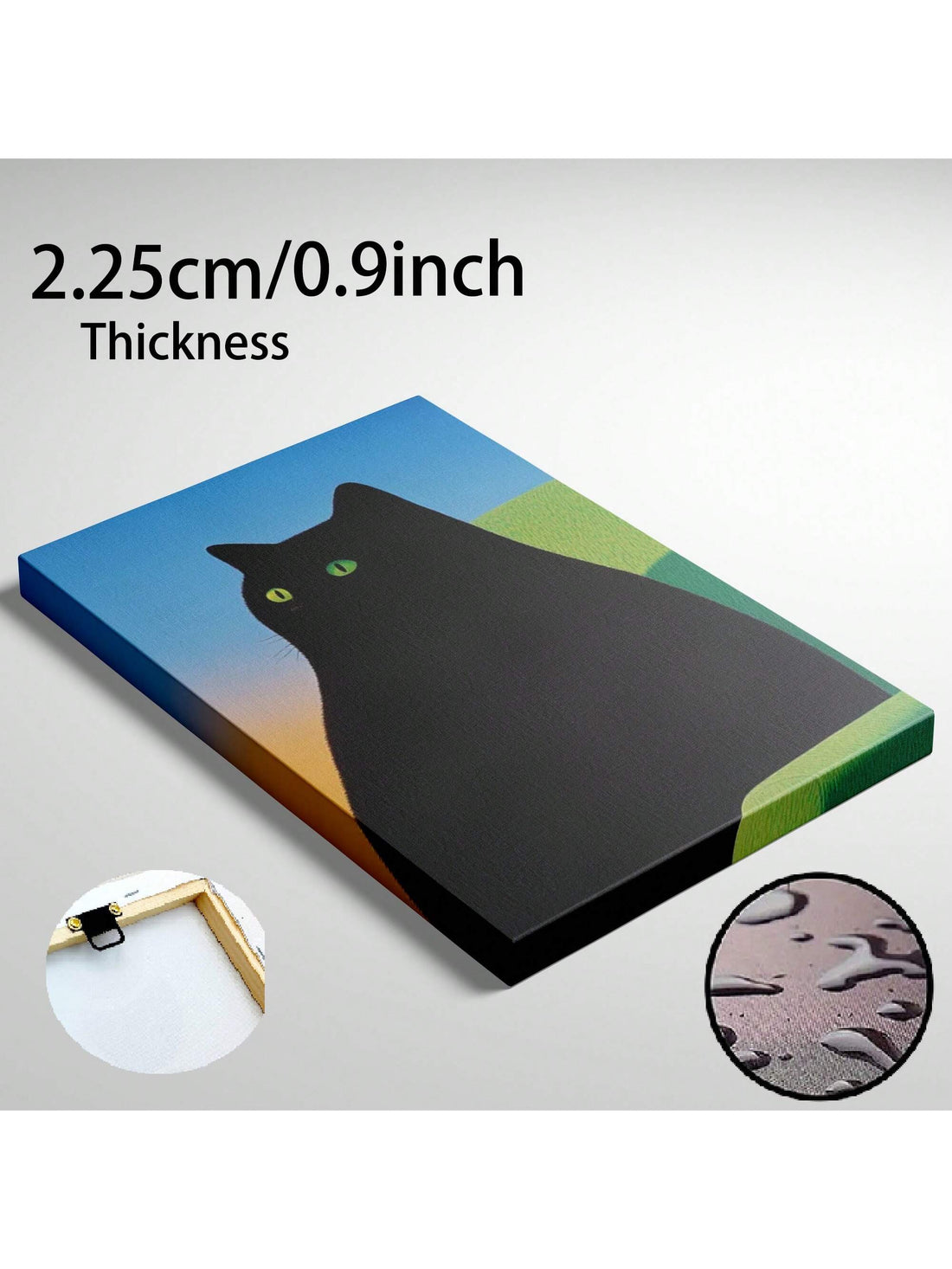 Elevate your space with this Chic Framed Black Cat Wall Art, featuring a minimalistic design of a charming fat cat. Expertly crafted, this print combines simplicity and style, making it an ideal choice for cat lovers seeking a sophisticated yet playful decor piece. The sleek black frame enhances the artwork’s clean lines, ensuring it complements a variety of interior styles while adding a subtle touch of personality. Perfect for living rooms, bedrooms, or offices, this wall art offers a refined way to celeb