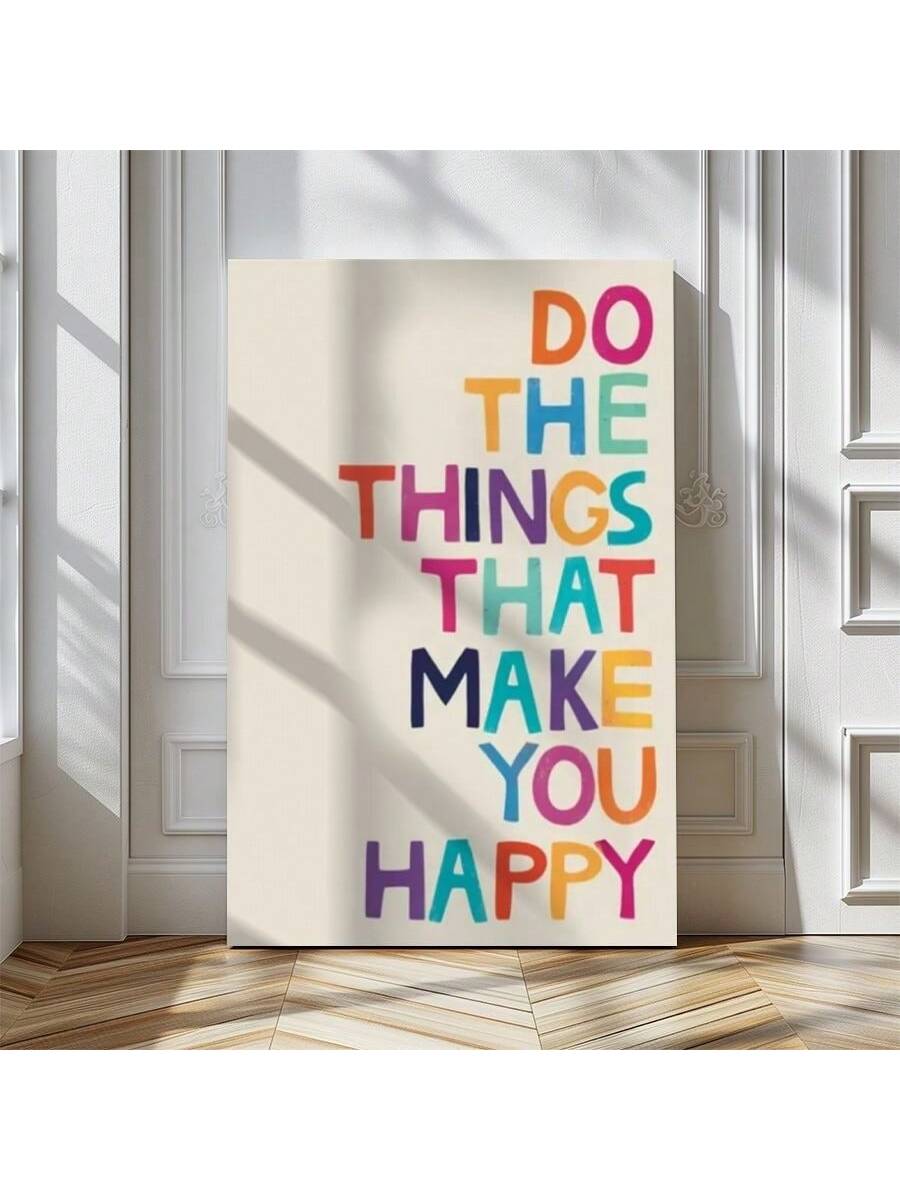 Elevate your space with this Inspirational Quote Canvas Poster, designed to motivate and inspire. Its frameless design offers a modern, clean look that seamlessly fits into any home, office, or bedroom decor. Crafted for durability and visual impact, this wall art serves as a daily reminder to stay focused and positive, enhancing both your environment and mindset.