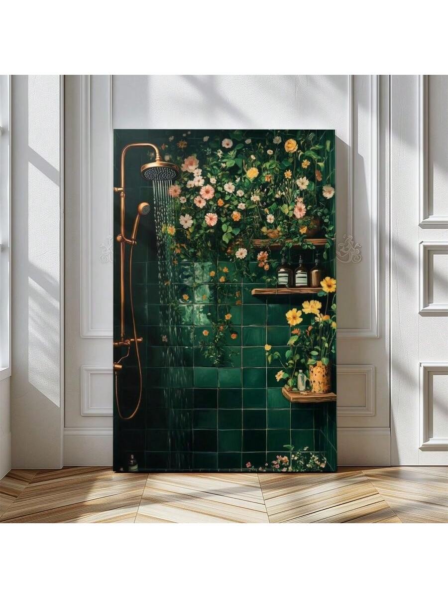 Elevate your living space with this Chic Framed Canvas Poster featuring realistic floral shower garden artwork. Designed to bring a touch of elegance and tranquility, it complements both living rooms and bathrooms with refined style. The detailed floral imagery creates a serene atmosphere, enhancing your décor with natural beauty and sophistication. Crafted for durability and visual impact, this framed canvas is an expert choice for those seeking tasteful, lasting art pieces.