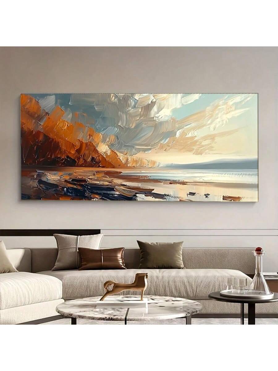 Elevate your space with this stunning 2D landscape and seascape wall art, designed to bring tranquility and sophistication to any home, office, or restaurant. The frameless large print offers a modern, clean look that seamlessly integrates with various decor styles. Crafted for visual impact, this artwork enhances ambiance without overwhelming the room, making it an expert choice for refined interior design.