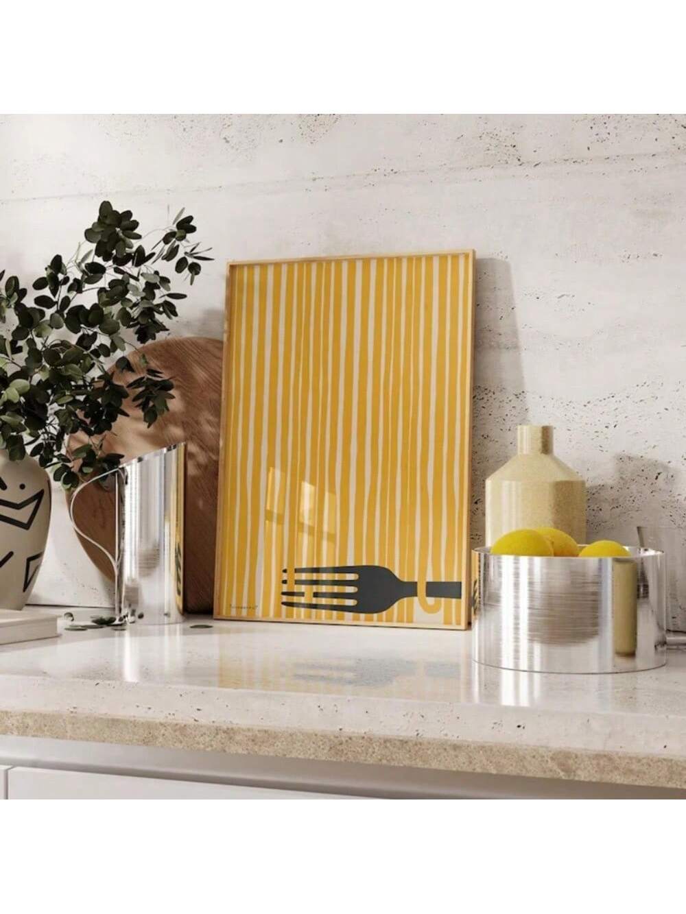 Hand-drawn retro pasta spaghetti poster brings vintage charm to your kitchen or dining space. This chic wall art features classic illustration style with warm, nostalgic appeal that complements modern and traditional interiors alike. Perfect for food enthusiasts and design lovers seeking distinctive décor that sparks conversation. The timeless aesthetic adds character while celebrating culinary culture. Ideal for kitchens, dining rooms, cafés, or restaurants looking to infuse personality into their environm