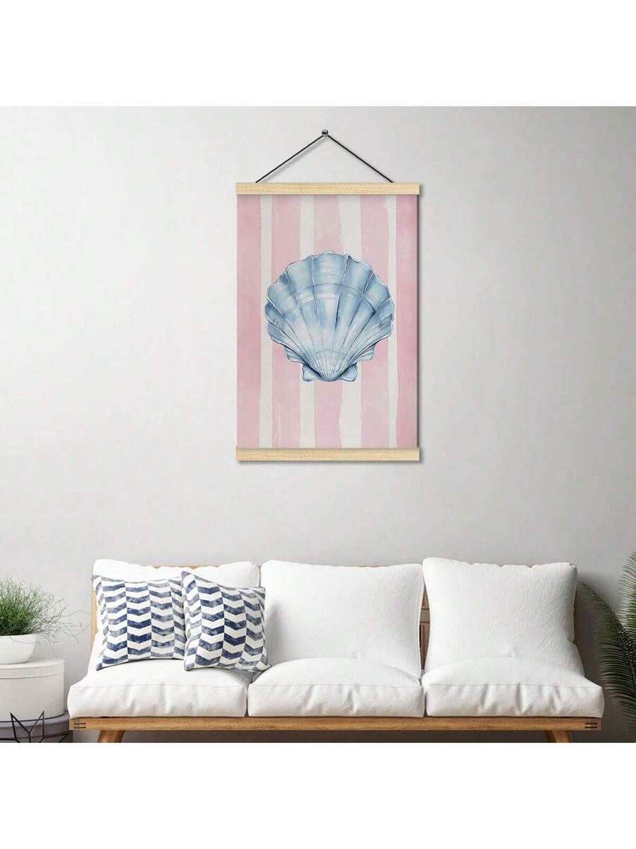 Bring coastal charm into your space with this stunning pastel pink shell print canvas art. Perfect for beach-themed bedrooms, living rooms, or any area craving a touch of seaside serenity, this versatile piece complements both modern and traditional décor. The soft, soothing color palette creates a calming atmosphere while the delicate shell motif adds visual interest and sophistication. Crafted on quality canvas, it's durable enough for any room in your home—from bedrooms and bathrooms to home offices and 
