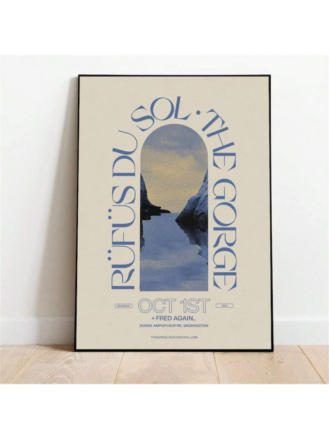 Celebrate your passion for electronic music with this Rufus Du Sol concert poster, designed for dance enthusiasts and modern art lovers. Featuring sleek, contemporary graphics, it adds a dynamic touch to any room while serving as a perfect gift for fans. Crafted to complement stylish interiors, this wall art brings energy and sophistication to your space.