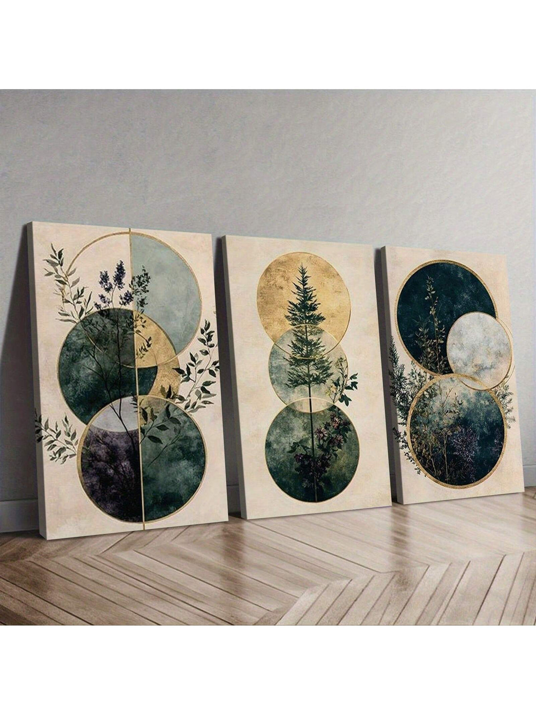 Elevate your living space with this expertly crafted 3-piece canvas wall art featuring lush green plants. Designed for modern bohemian interiors, each panel showcases vibrant botanical imagery that brings a refreshing natural element indoors. The set’s harmonious composition and rich hues create a serene atmosphere, perfect for enhancing any room with a sophisticated yet relaxed vibe. Durable and easy to hang, this artwork offers a stylish way to infuse your decor with organic beauty and contemporary flair.