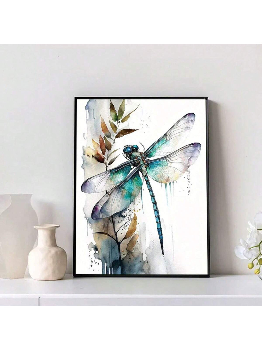 Elevate your living space with the Modern Dragonfly Canvas Art Print, a vibrant and contemporary piece designed to infuse color and sophistication into any room. This high-quality canvas features vivid hues and intricate details that capture the delicate beauty of a dragonfly, making it an eye-catching focal point. Durable and expertly crafted, it seamlessly blends modern artistry with timeless natural themes, ideal for enhancing the ambiance of your living room with a touch of elegance and dynamic energy.