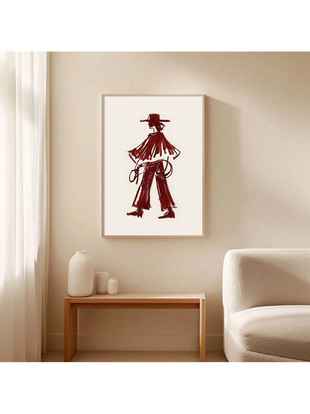 Celebrate timeless western charm with this Chic Unframed Western Cowgirl Vintage Canvas Print. Its minimalist design brings a subtle yet stylish touch to any girly room, blending vintage aesthetics with modern simplicity. Perfect for adding character and warmth without overwhelming your decor, this canvas print offers an expert-curated balance of rustic elegance and contemporary art.