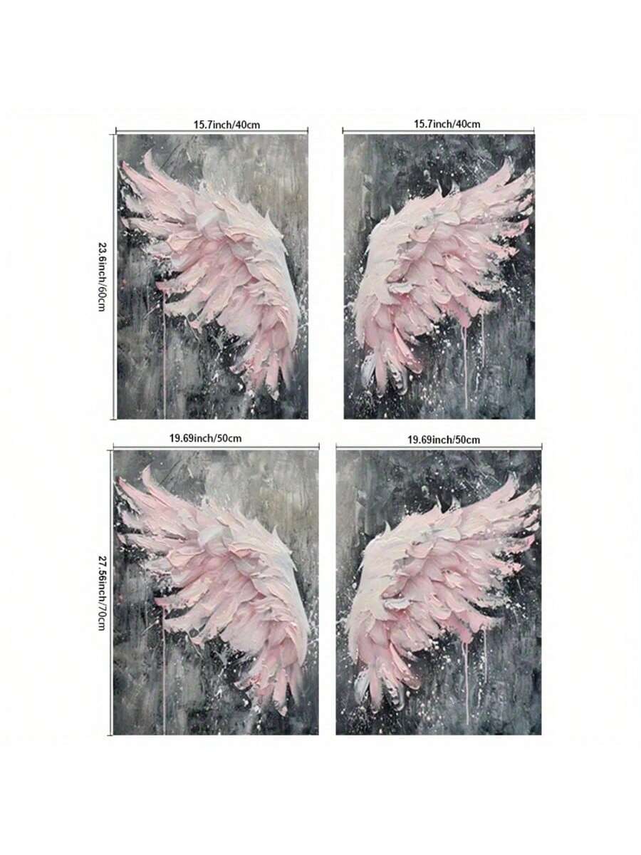 Add a touch of elegance and whimsy to any girl's room with these Charming Pink Angel Wings Posters. Featuring modern abstract designs in soft pink hues, these posters create a serene and inspiring atmosphere. Perfect for enhancing wall decor, they blend artistic sophistication with youthful charm, making them an ideal choice for a stylish and uplifting space.
