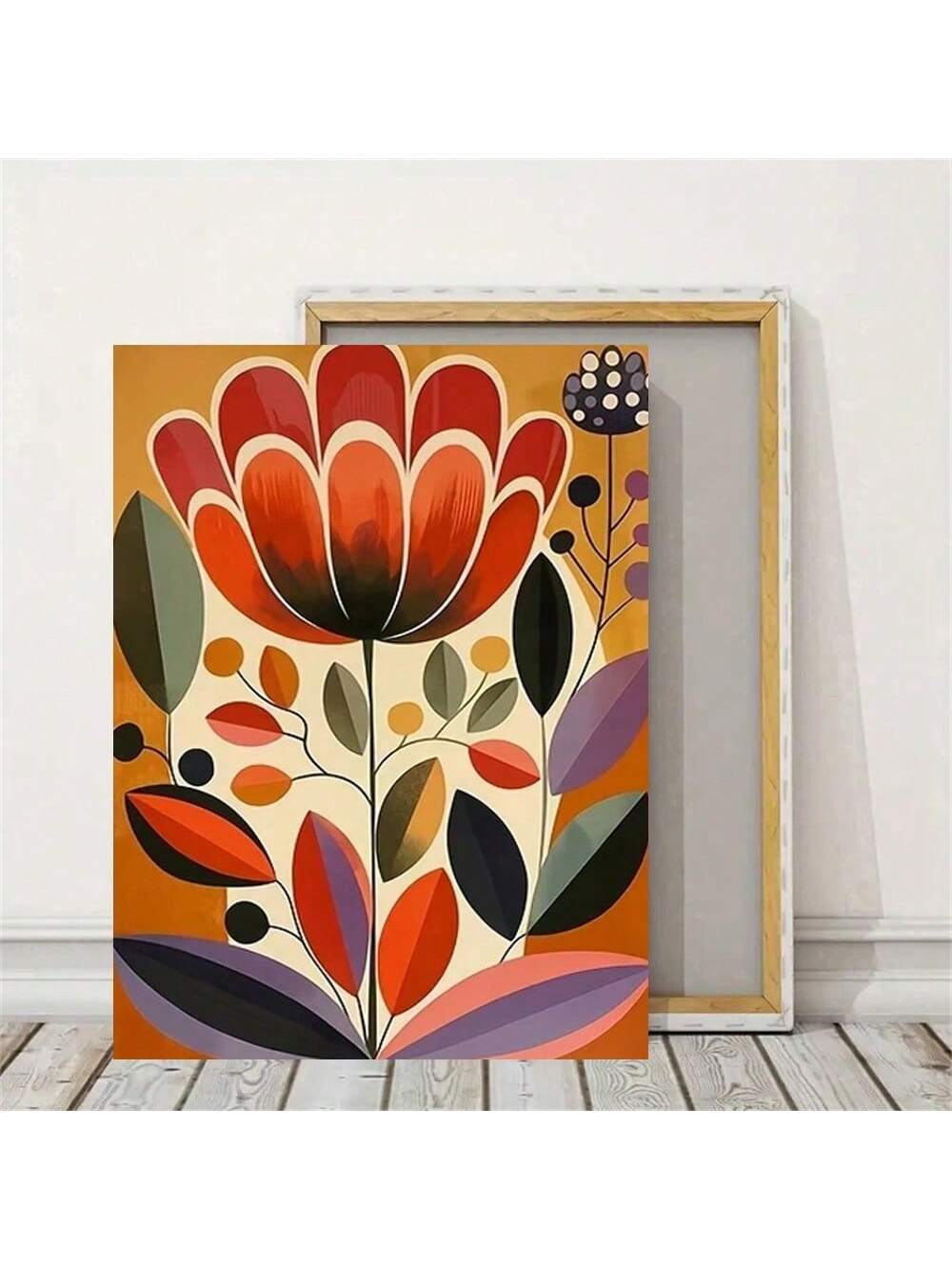 Elevate your modern living space with this Vibrant Scandinavian Abstract Canvas Art Set. Featuring bold color-blocked botanical designs, each piece brings a sophisticated blend of nature-inspired forms and contemporary minimalism. Crafted to complement clean lines and neutral palettes, this set adds a dynamic yet harmonious focal point to any room, enhancing both aesthetic appeal and ambiance with expert precision.