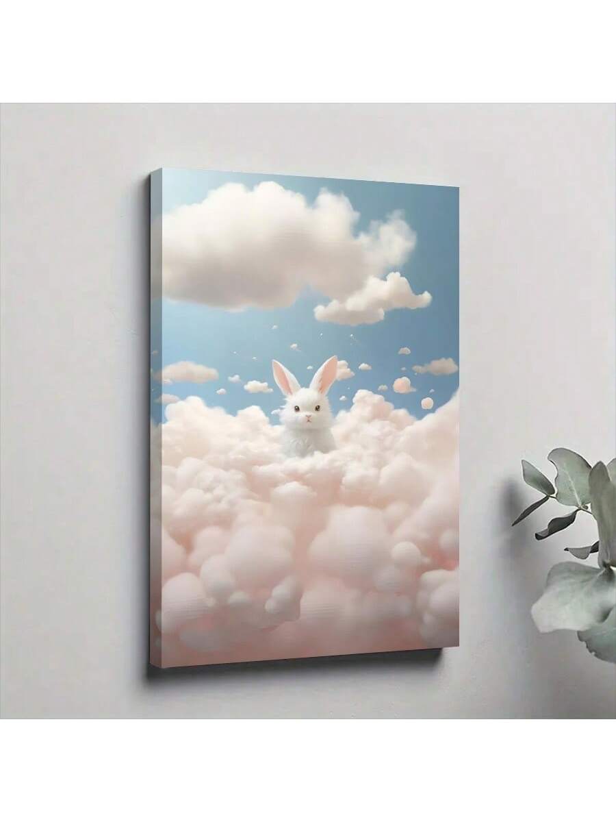 Elevate your space with the Whimsical Cloud Bunny Canvas Wall Art, a refined piece that blends playful charm with sophisticated design. Perfect for bedrooms, offices, or cafés, this artwork adds a subtle yet distinctive touch to any environment. Crafted on high-quality canvas, it offers durability and vibrant detail, making it an ideal choice for those seeking stylish and enduring home decor.