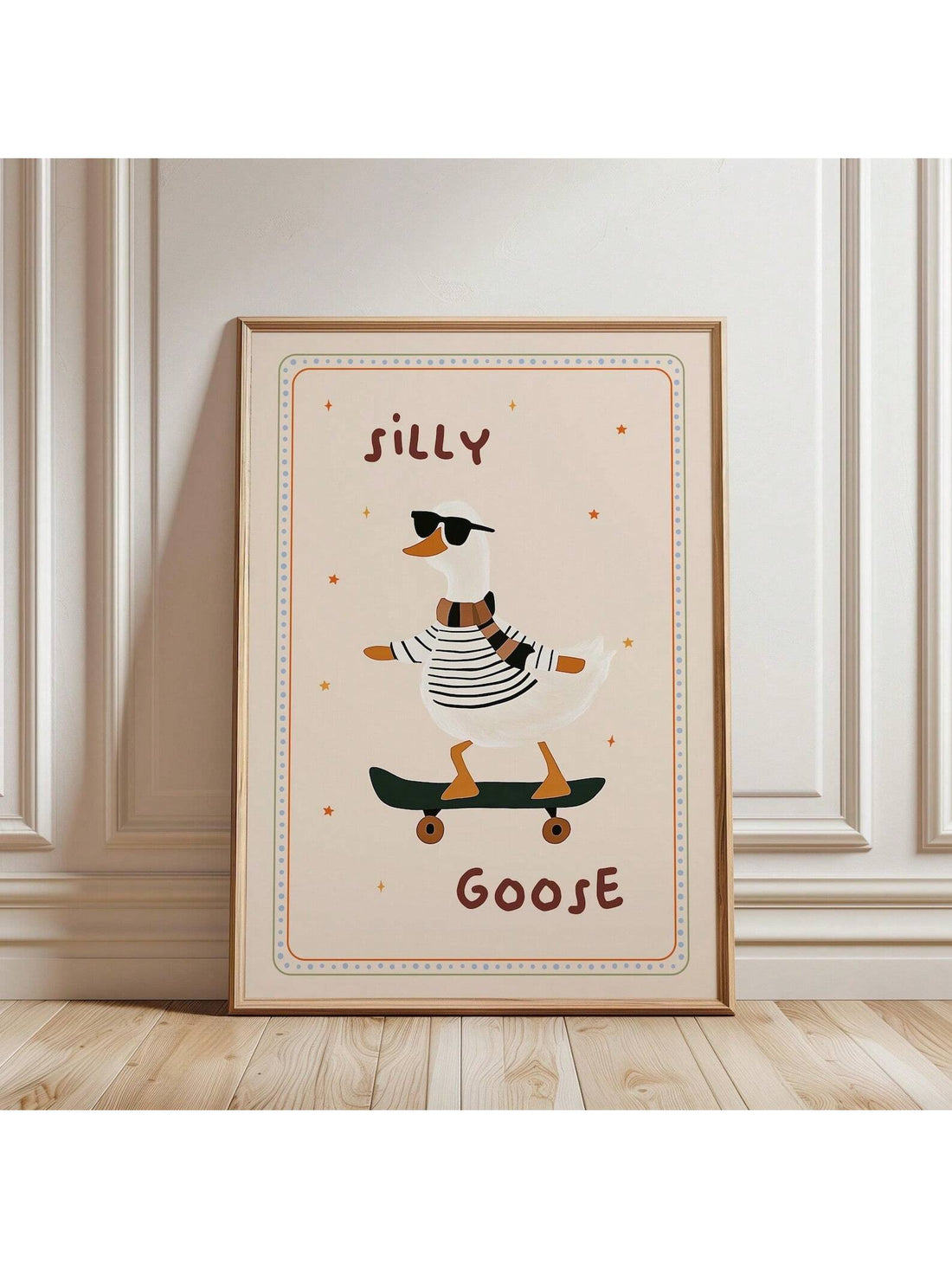 Add a playful and educational touch to your child's space with this Whimsical Duck Skateboard Wall Art. Crafted on high-quality canvas, this vibrant print combines fun imagery with a charming design, perfect for nurseries and kids' rooms. It stimulates imagination while enhancing room decor, making it an ideal choice for parents seeking both style and learning inspiration. Durable and easy to hang, this artwork brings a unique, expert-curated flair to any child's environment.