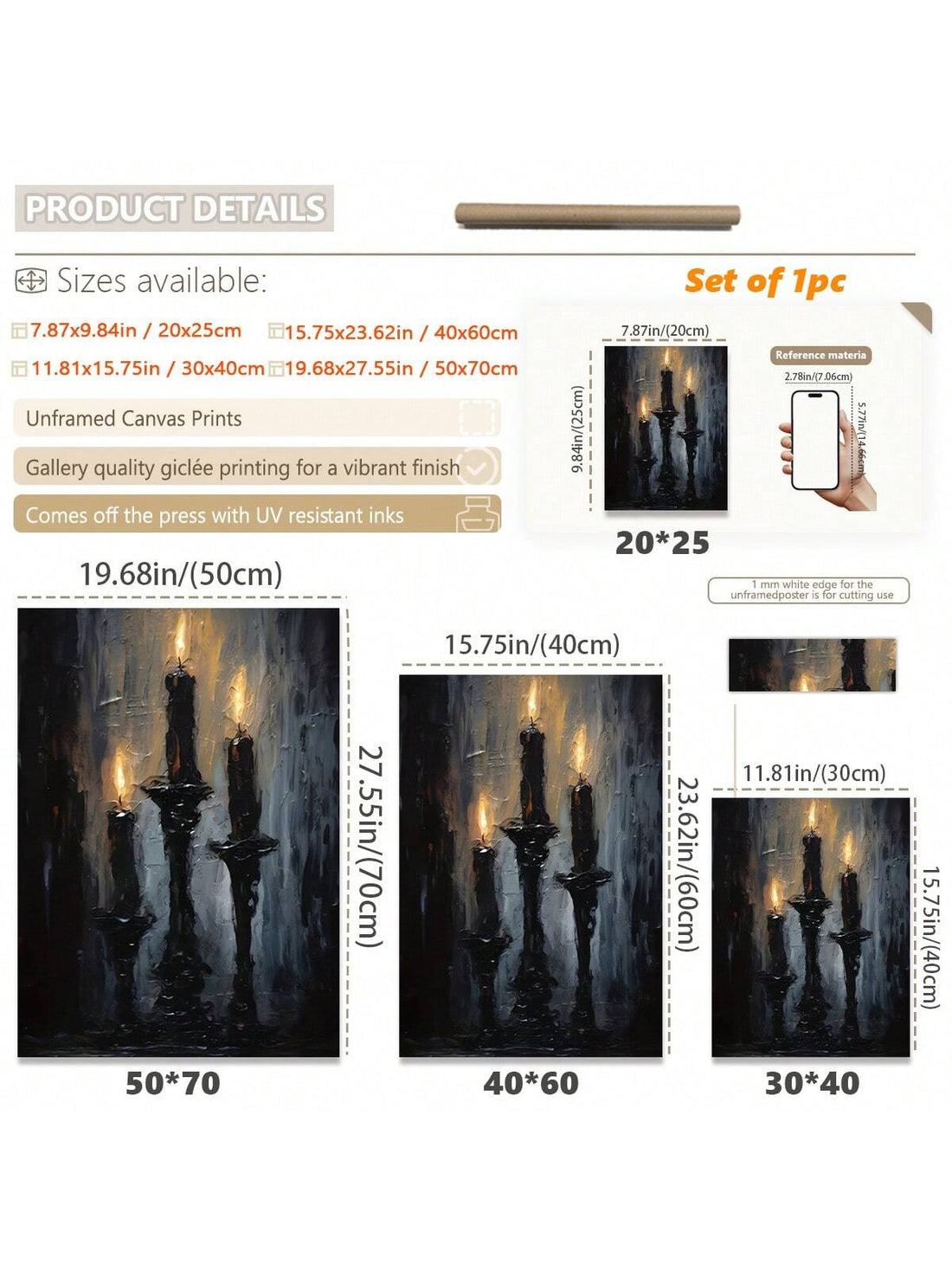 Elevate your space with this Vintage Candle Wall Art Print, featuring a mysterious dark aesthetic that adds depth and intrigue to any room. Perfect for home, bedroom, or office décor, this piece blends classic vintage charm with a moody atmosphere, creating a sophisticated focal point. Its timeless design complements a variety of interior styles, enhancing ambiance while inviting contemplation and calm. Ideal for those seeking to infuse their environment with subtle elegance and a touch of enigmatic allure.