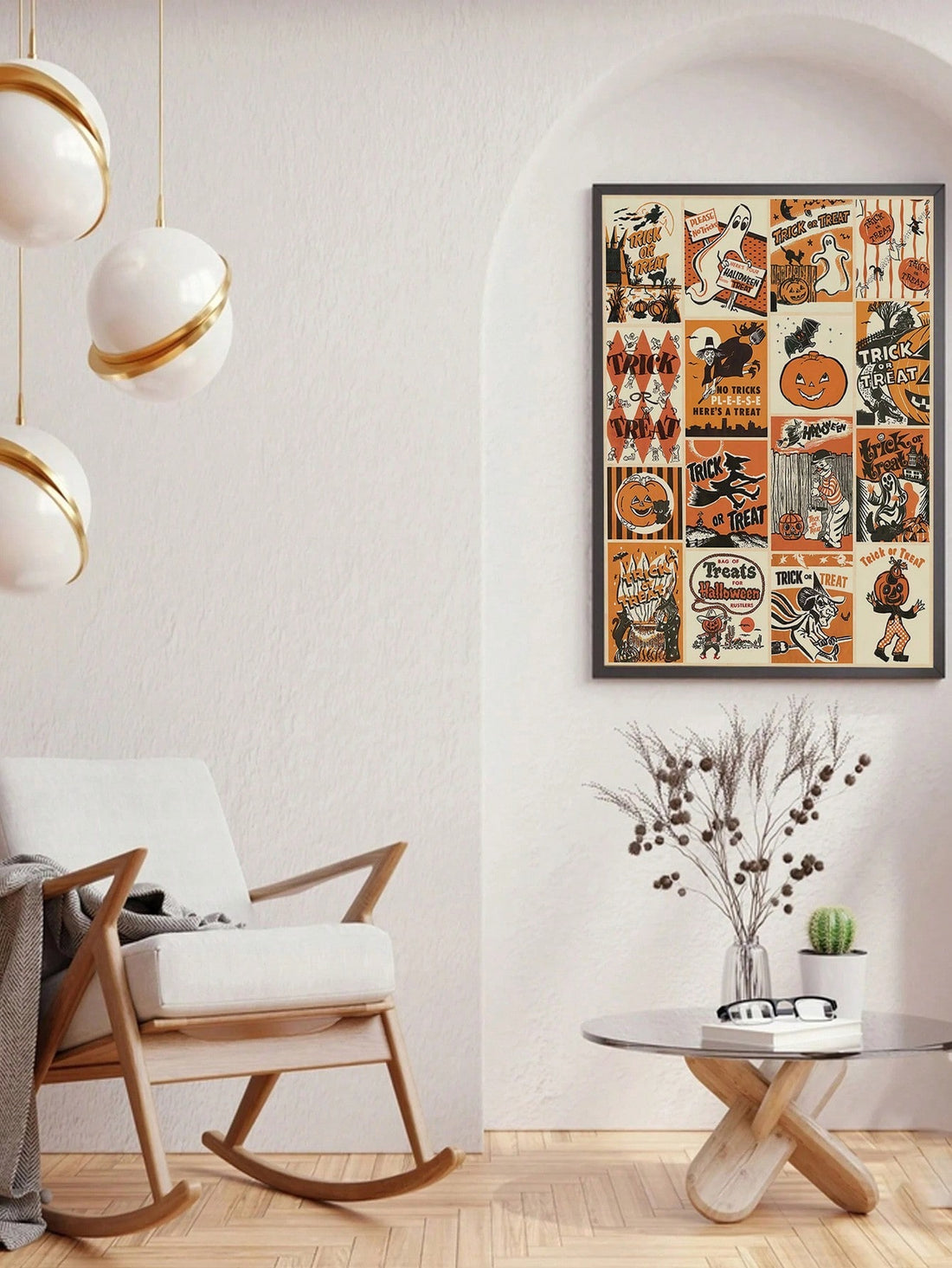 Celebrate the spirit of Halloween with this Vintage Jack-O-Lantern Poster, capturing retro spooky season charm. Perfect for adding nostalgic holiday ambiance to your home, this wall art blends classic design with festive warmth. Crafted to complement seasonal decor, it brings a timeless, expert touch to your space, elevating your Halloween atmosphere with a vintage aesthetic.