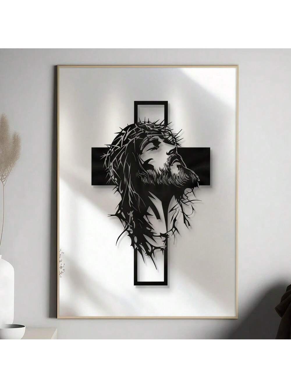 Elevate your living space with this expertly crafted metal Jesus wall art featuring a detailed Crown of Thorns design. This inspirational piece combines durable metalwork with meaningful symbolism, making it a powerful addition to any Christian home decor. Its striking presence serves as a daily reminder of faith and sacrifice, blending artistry with spiritual significance for a timeless statement.