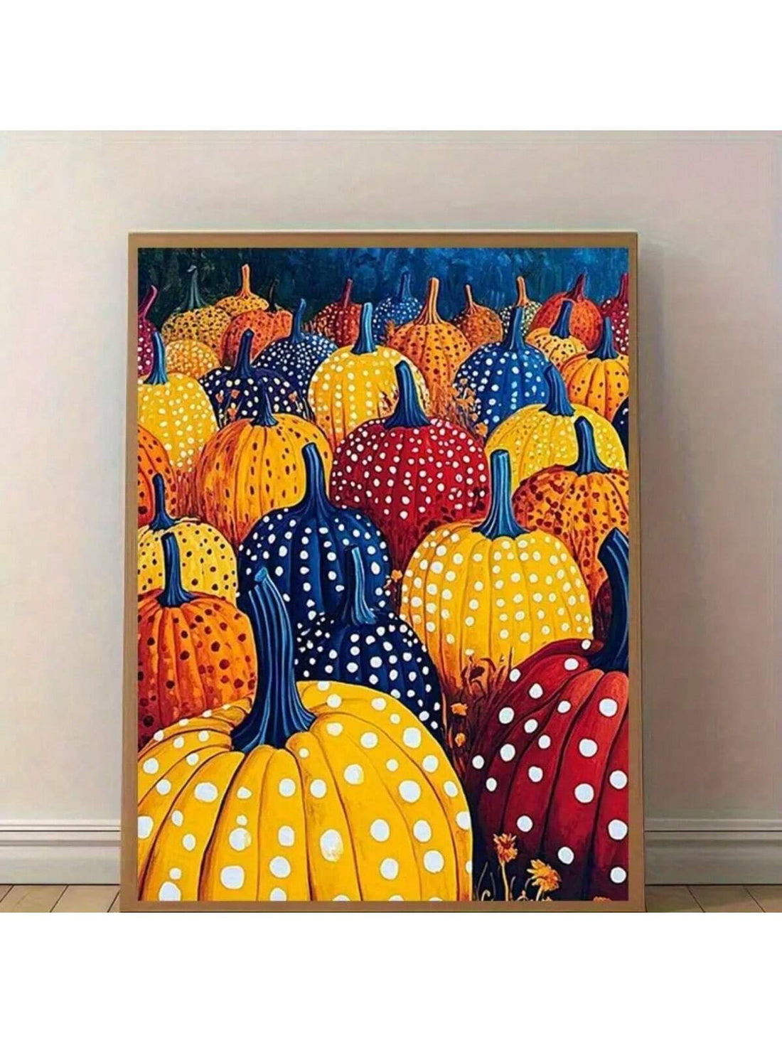 Celebrate the spirit of autumn and Halloween with this vibrant Yayoi Kusama Pumpkin canvas art. Featuring Kusama’s signature polka dot design, this piece adds a bold, contemporary touch to your seasonal decor. Crafted on high-quality canvas, it offers lasting color and texture, making it an expert choice for collectors and enthusiasts seeking to elevate their home ambiance during the festive season.