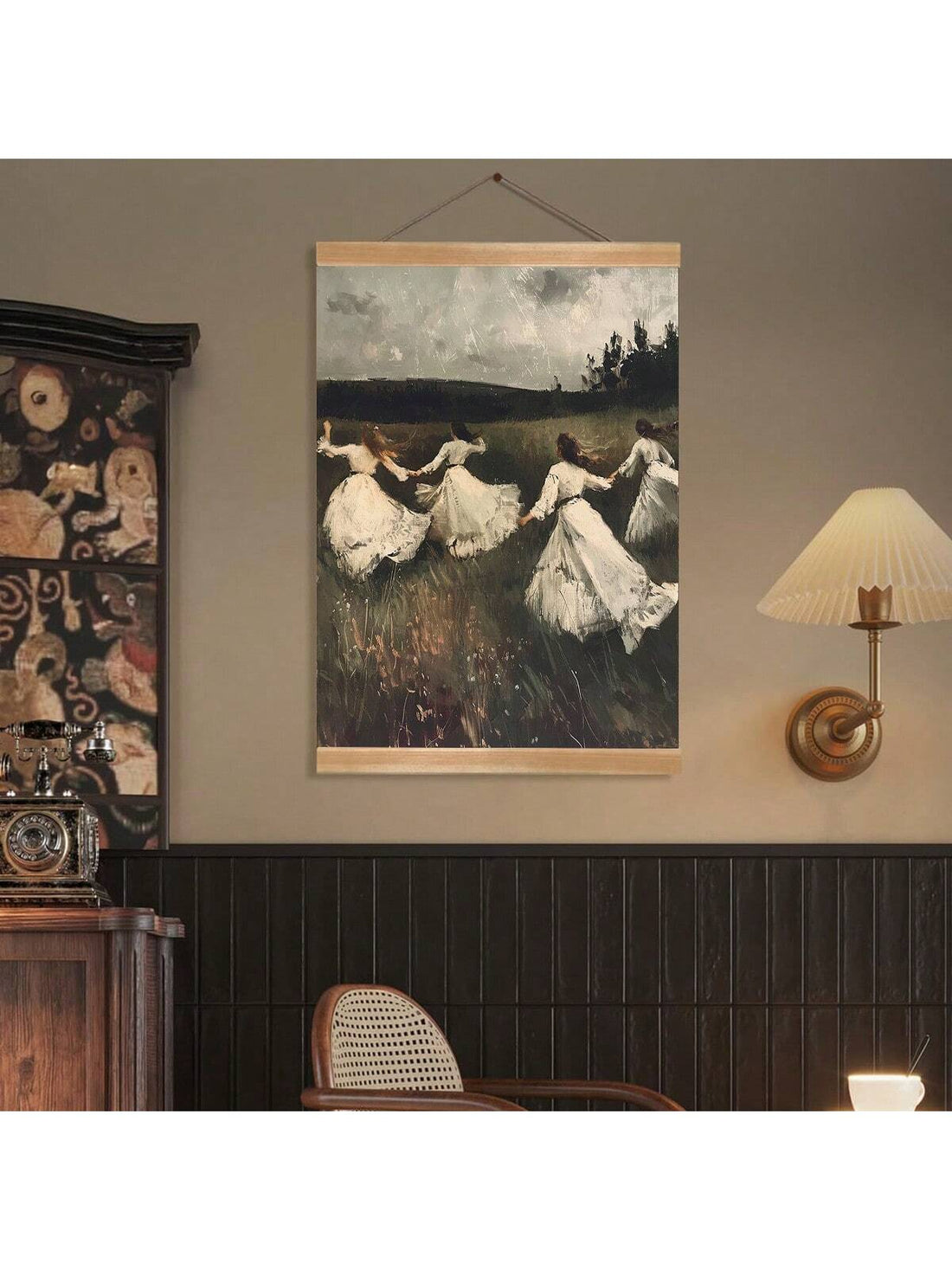 Elevate your space with the Dark Academy Witch Canvas Wall Art, a perfect blend of vintage charm and gothic allure. This piece captures a mysterious witch motif, ideal for enhancing Halloween atmospheres or adding a sophisticated spooky touch year-round. Crafted on high-quality canvas, it offers durability and rich detail, making it a striking focal point for any dark academia or gothic-inspired interior.