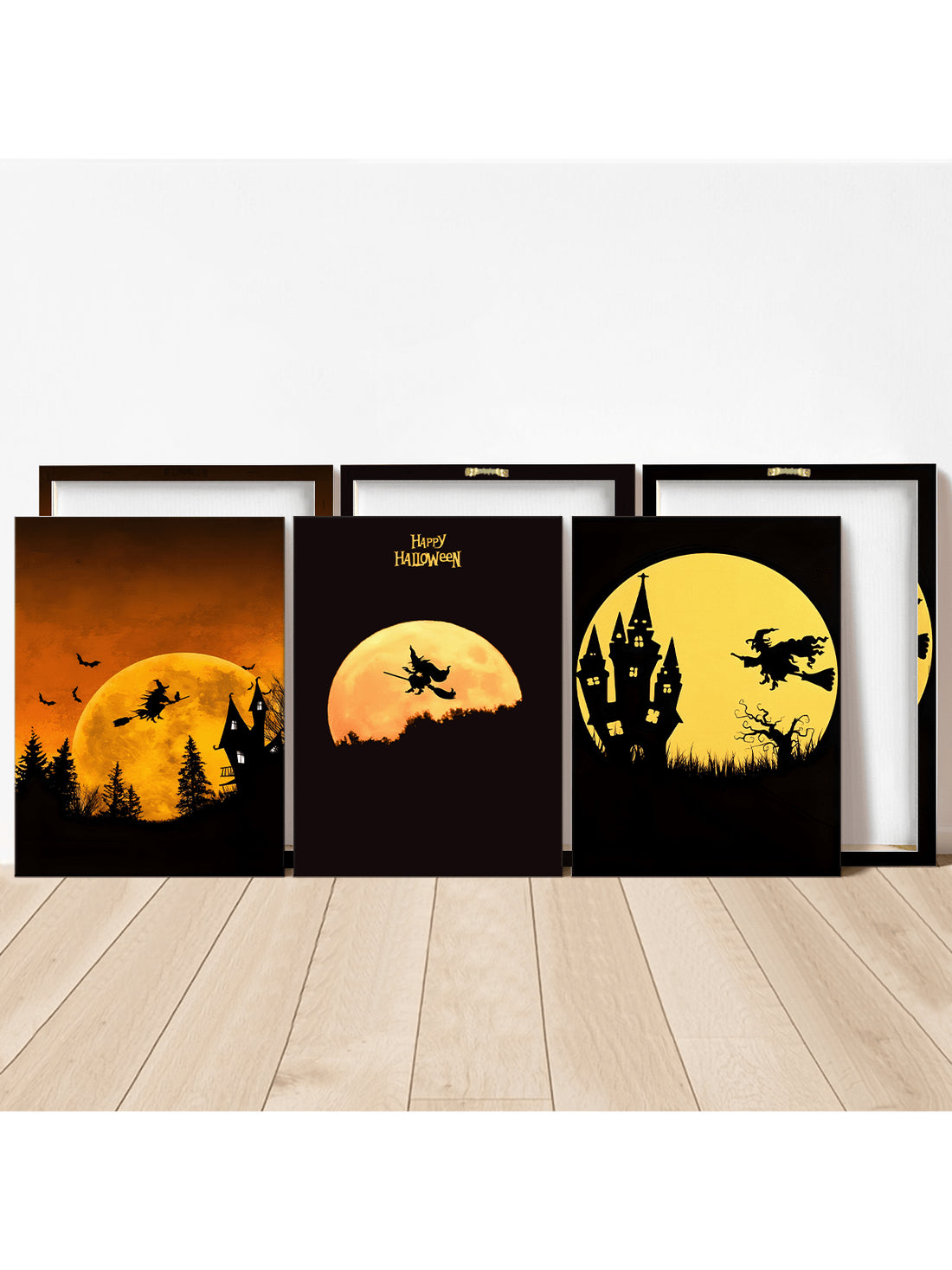 Elevate your Halloween ambiance with this expertly crafted 3-piece canvas wall art set featuring a captivating witch theme. Each piece showcases intricate details and rich colors that bring a spooky yet stylish touch to your home decor. Perfect for creating a festive atmosphere, this set is designed to seamlessly complement your seasonal decorations while adding a unique artistic flair. Durable and easy to hang, it offers a sophisticated way to celebrate the spirit of Halloween year after year.